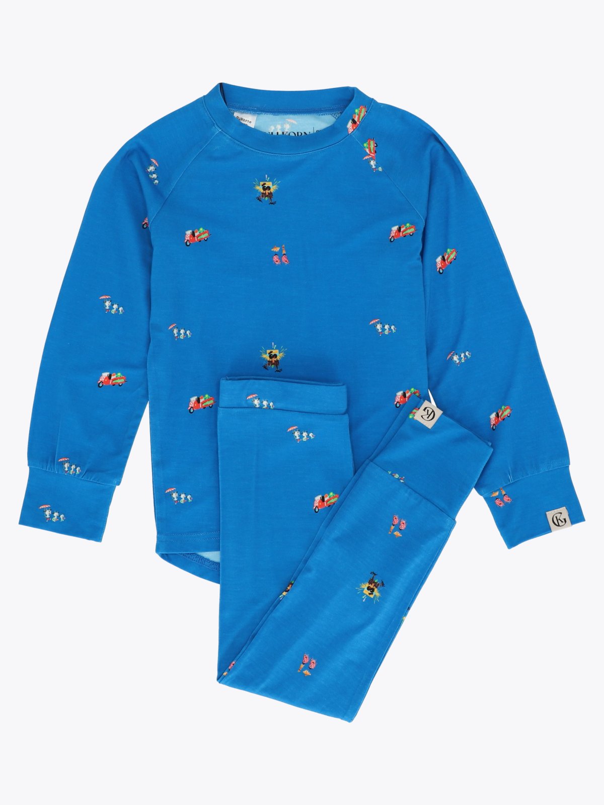 Gullkorn Bukkene Sett Blå print