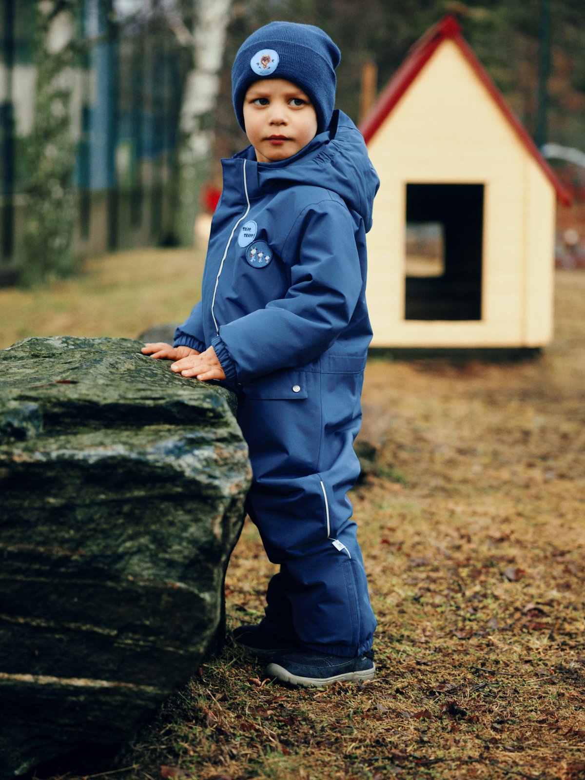 Gullkorn Bukkene Vinterdress Stormblå