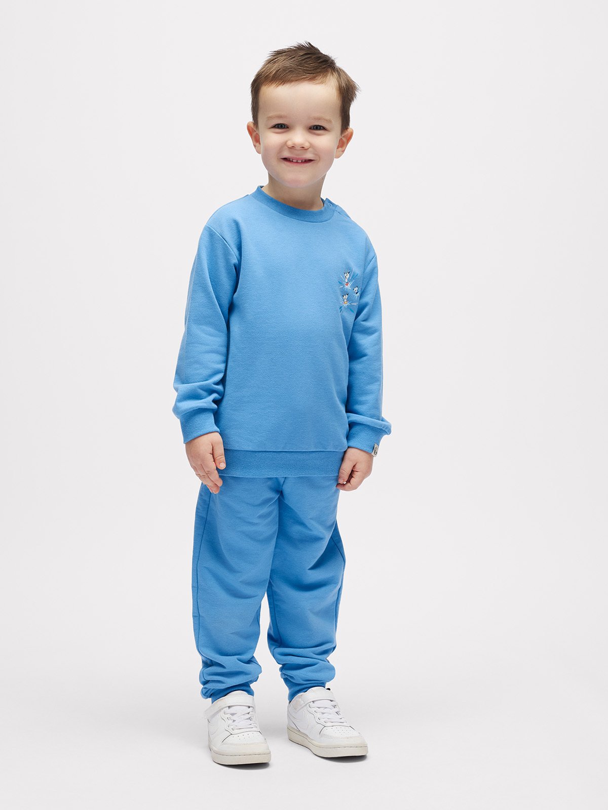 Gullkorn Bukkene Joggedress Lys Blå / Print