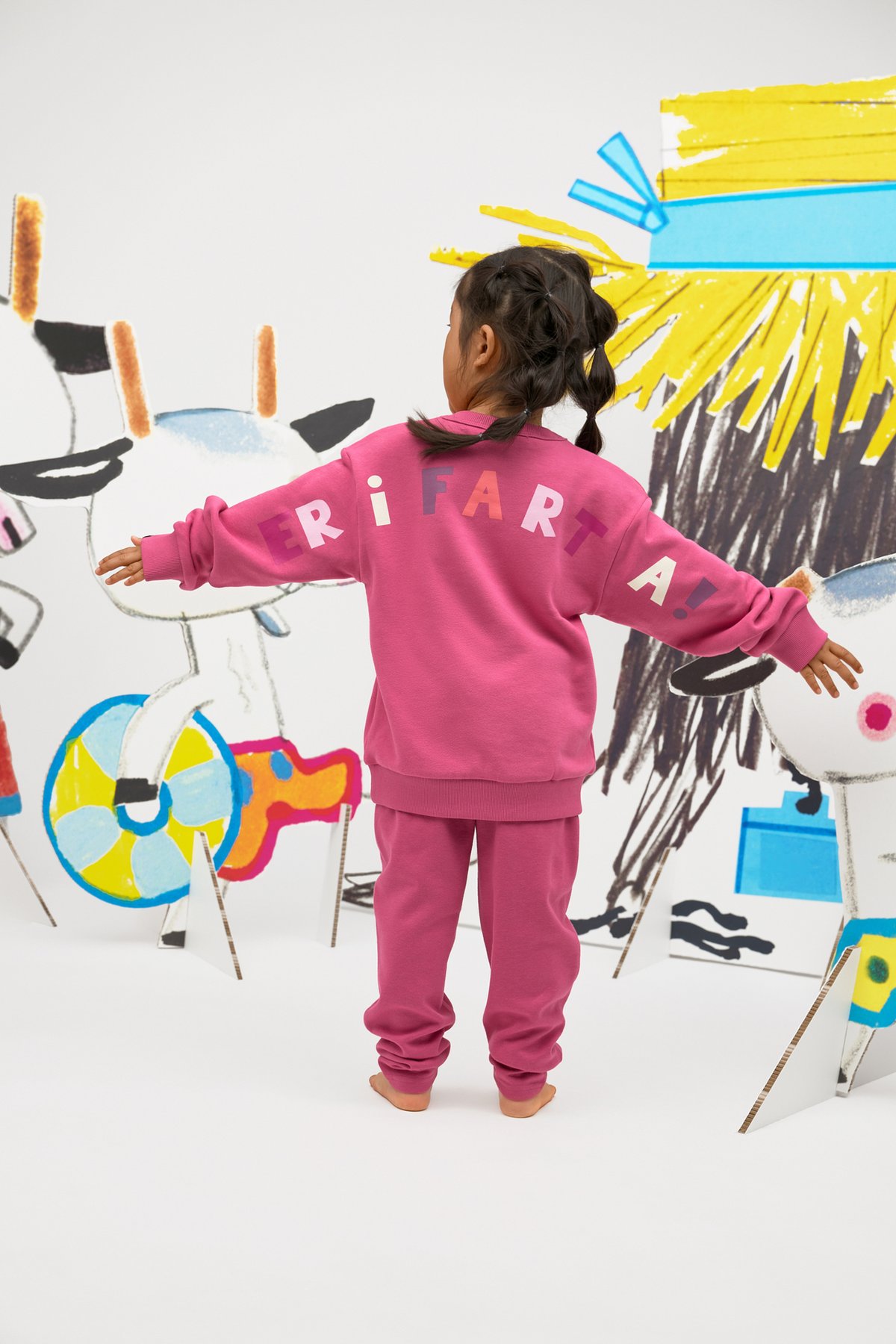 Gullkorn Bukkene College Genser Varm Rosa