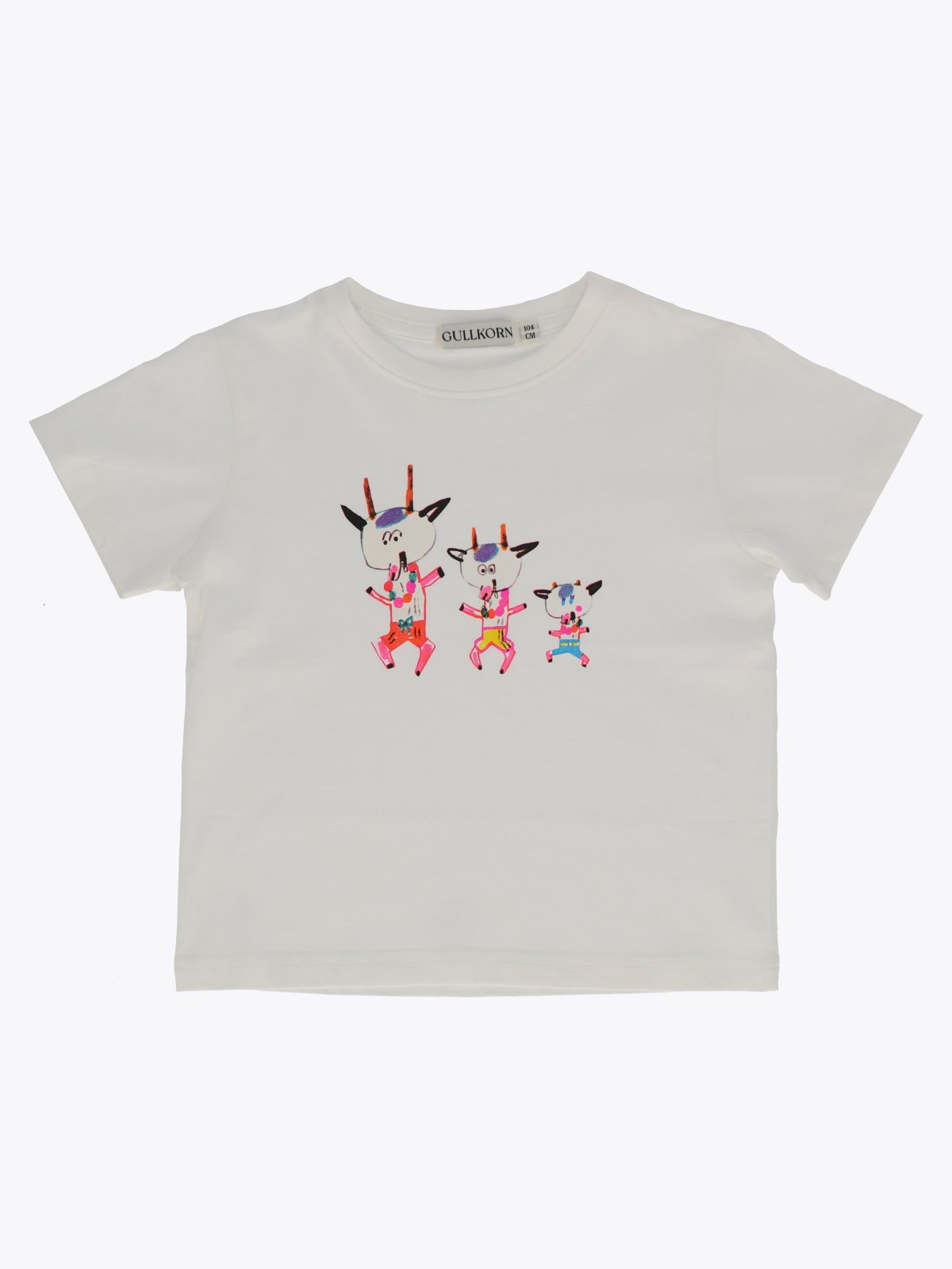 Gullkorn Bukkene T-Skjorte Hvit / Print