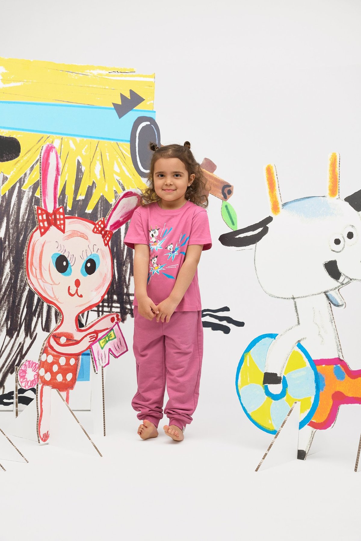 Gullkorn Bukkene T-Skjorte Rosa / Print