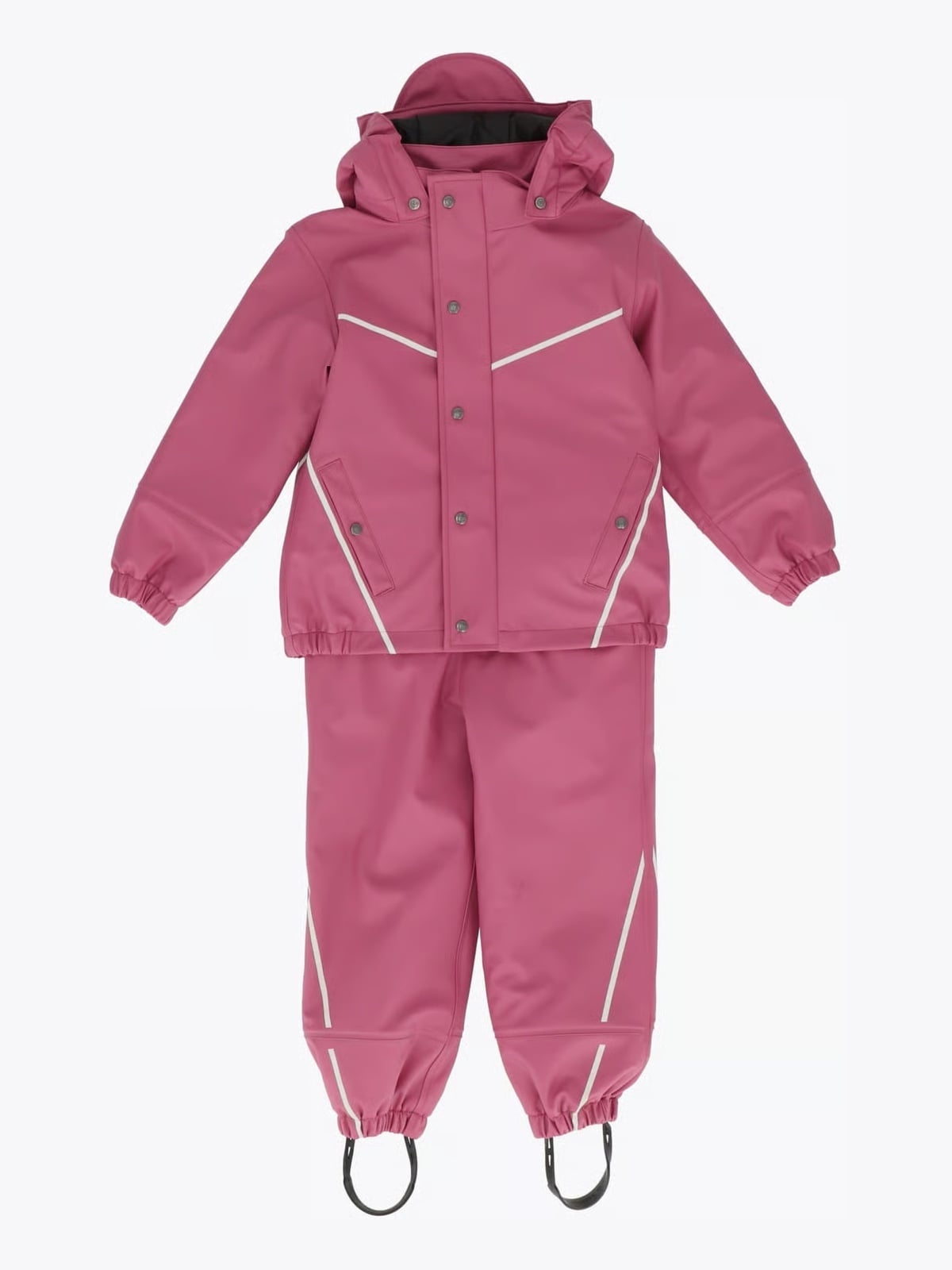 Gullkorn Slush PU Vinter Sett Rosa