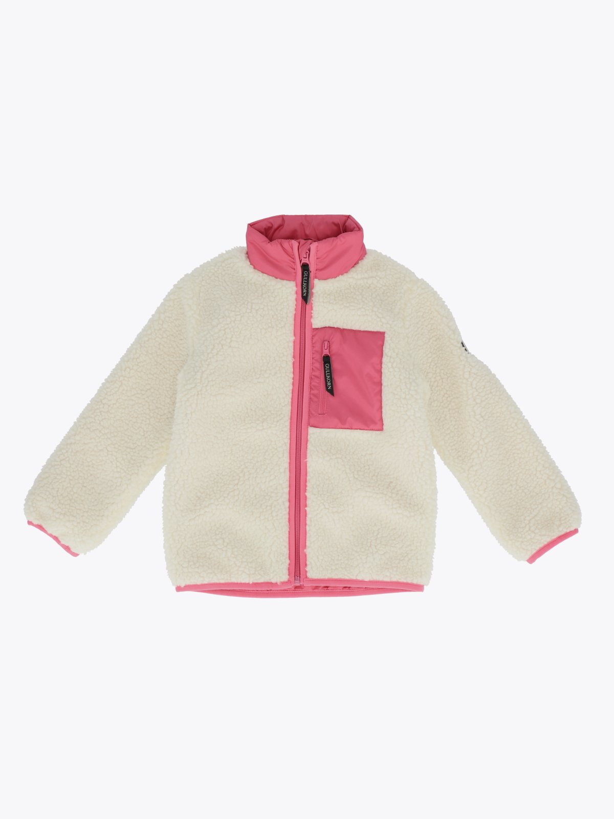 Gullkorn Tefrit Teddy Jakke Fransk Rosa