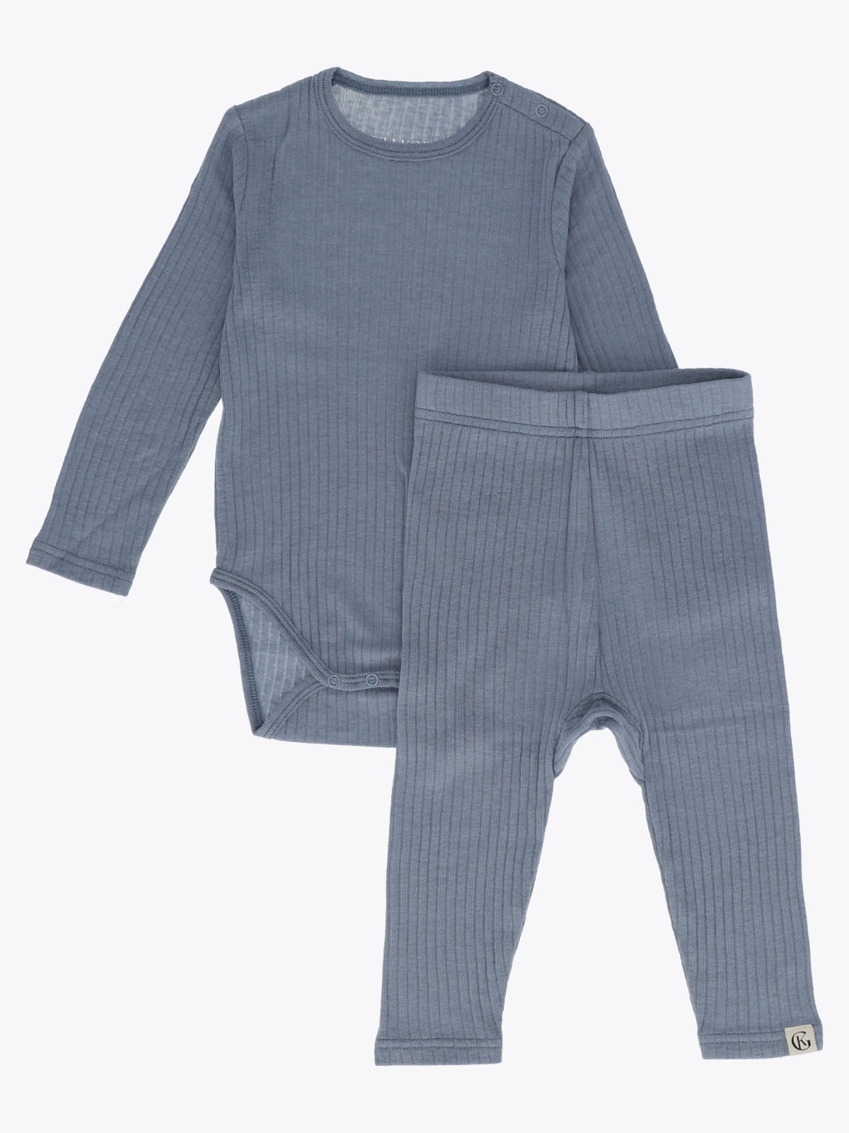 Gullkorn Kuprit Ull Baby Sett Dueblå