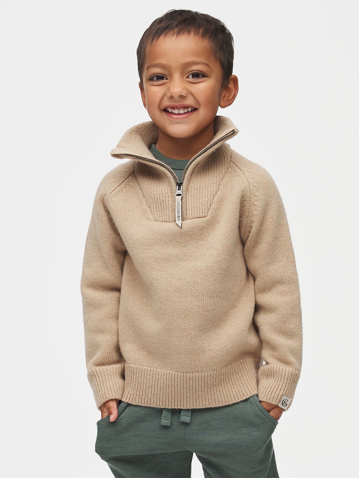 Gullkorn Thorit Ullgenser Mørk Beige