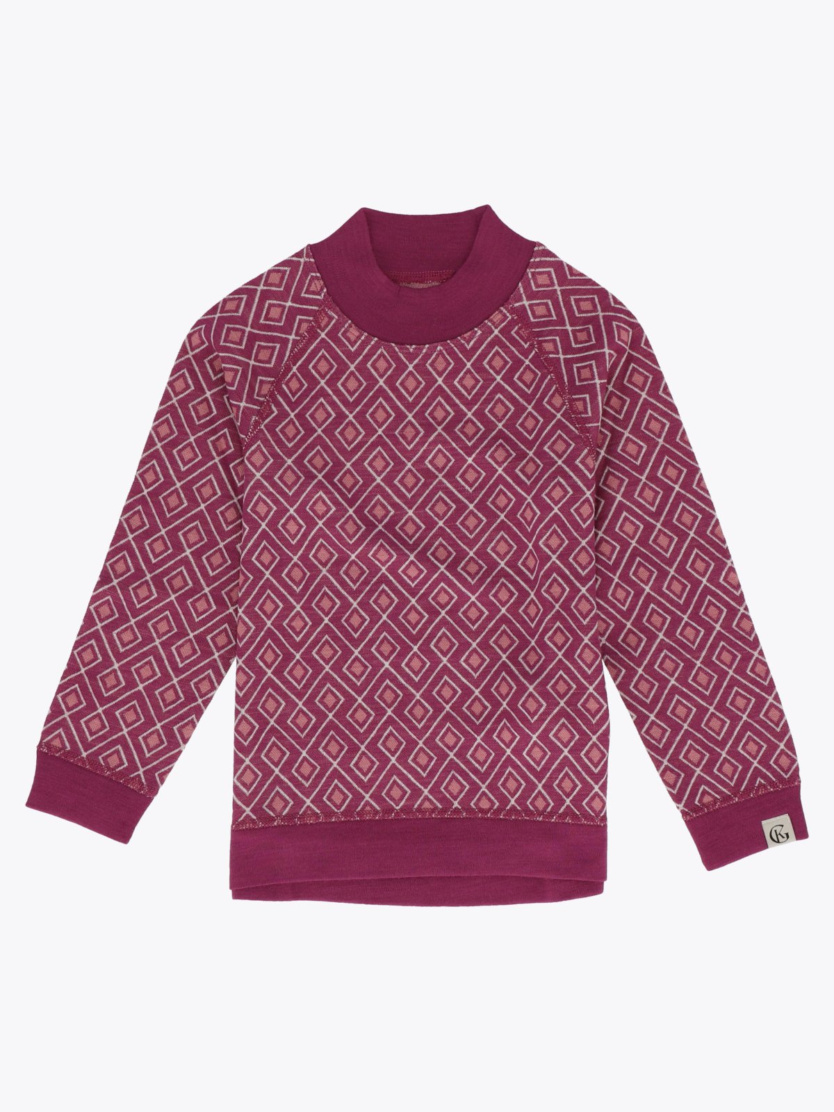 Gullkorn Achon Jaquard Genser Drue med print