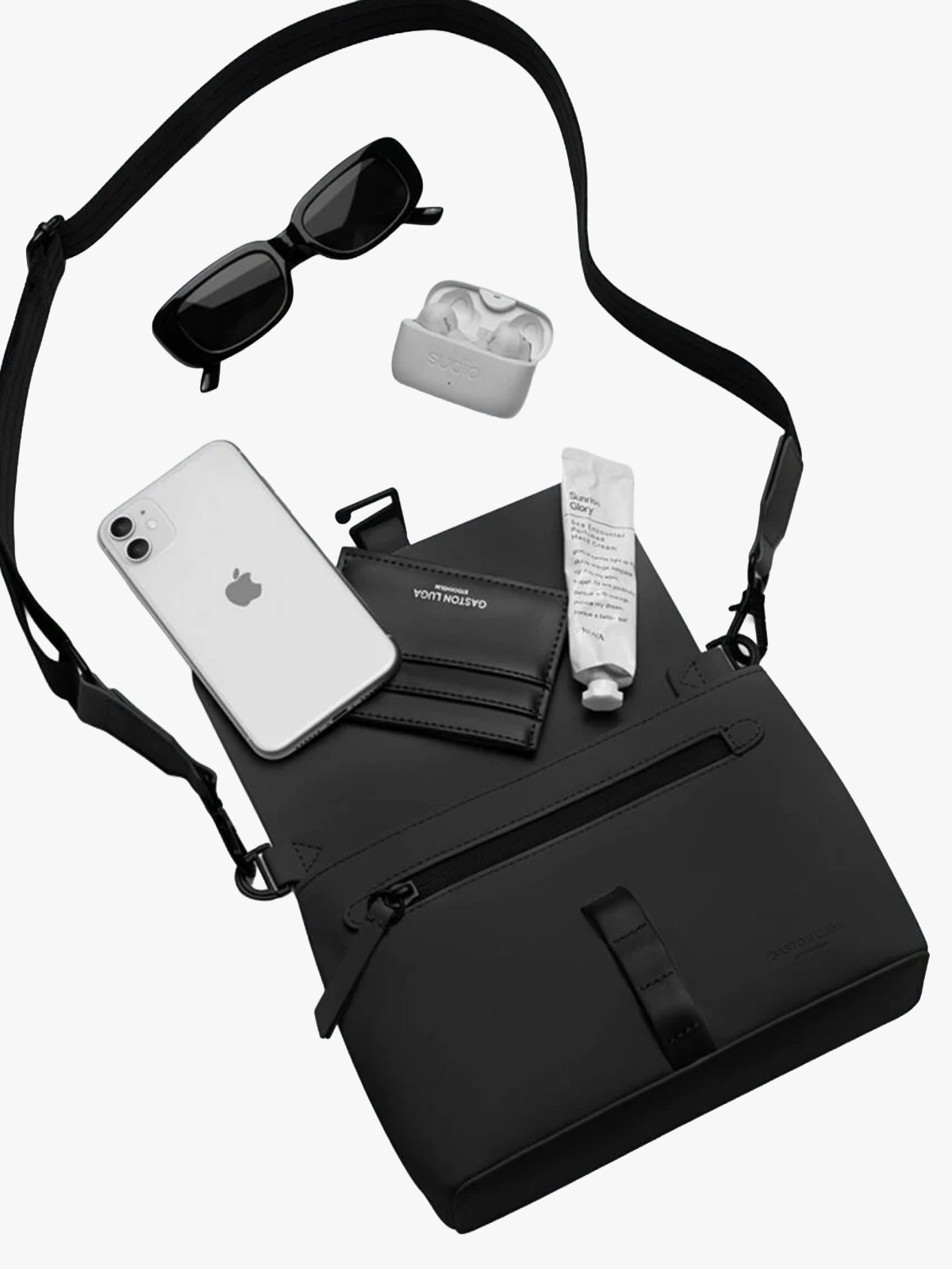 Gaston Luga Spläsh Crossbody Bag Black
