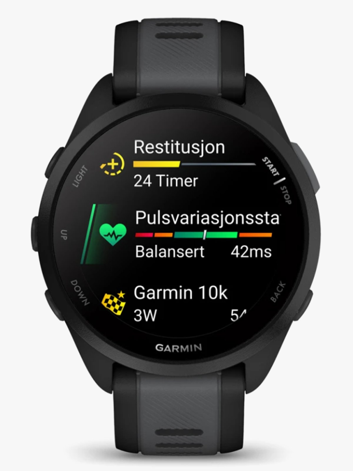 Garmin Forerunner 165 Sort / Skifergrå