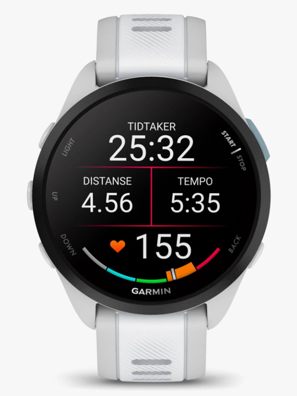 Garmin Forerunner 165 Tåkegrå / Whitestone