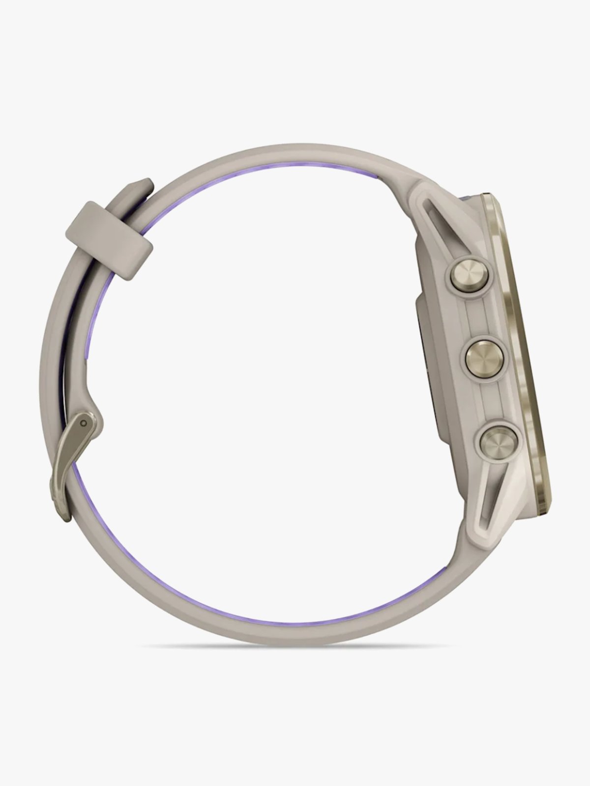 Garmin Forerunner 970 Gullfarget titan med fransk grått etui og fransk grå/gjennomsiktig indigo rem