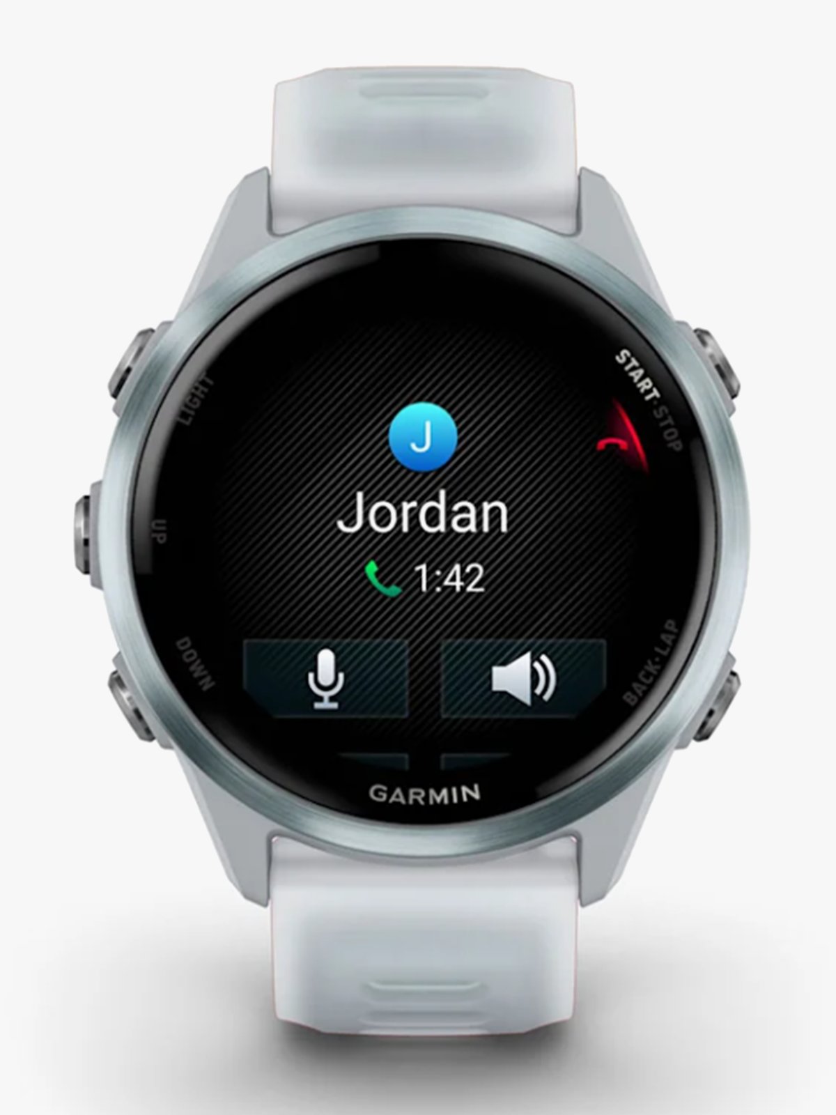 Garmin Forerunner 570 - 42mm Skyblå aluminium med gjennomsiktig granulittfarget/skyblå rem