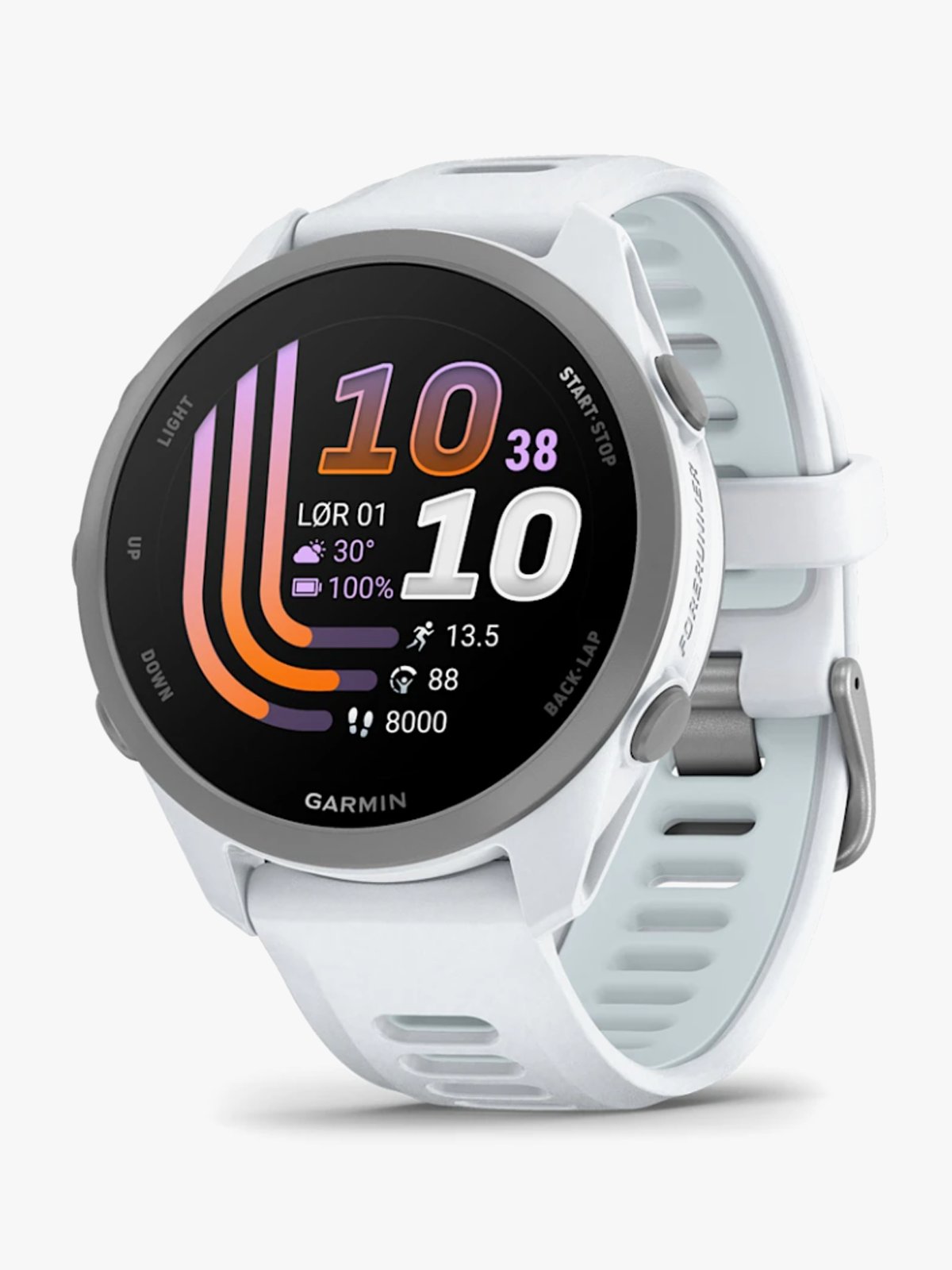 Garmin Forerunner 170 Music Granulittfarget med granulittfarget/skyblå rem