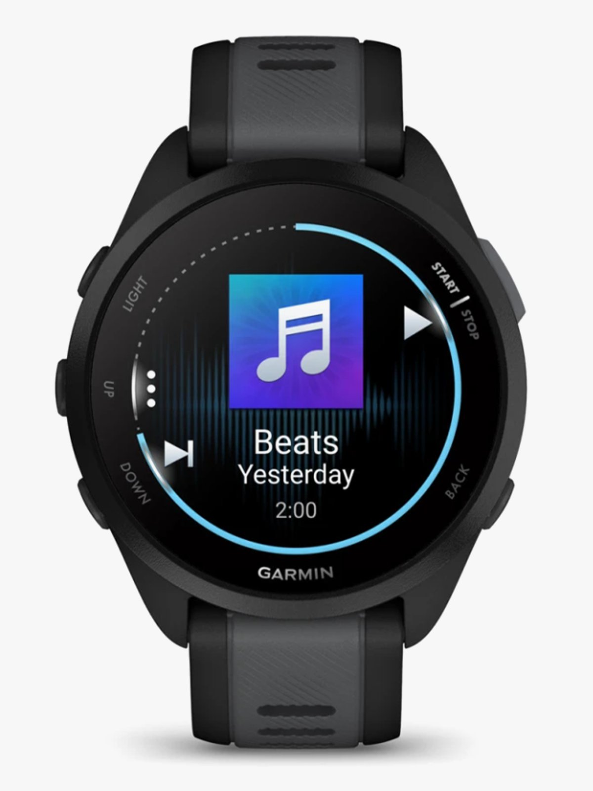 Garmin Forerunner 165 Music Sort / Skifergrå