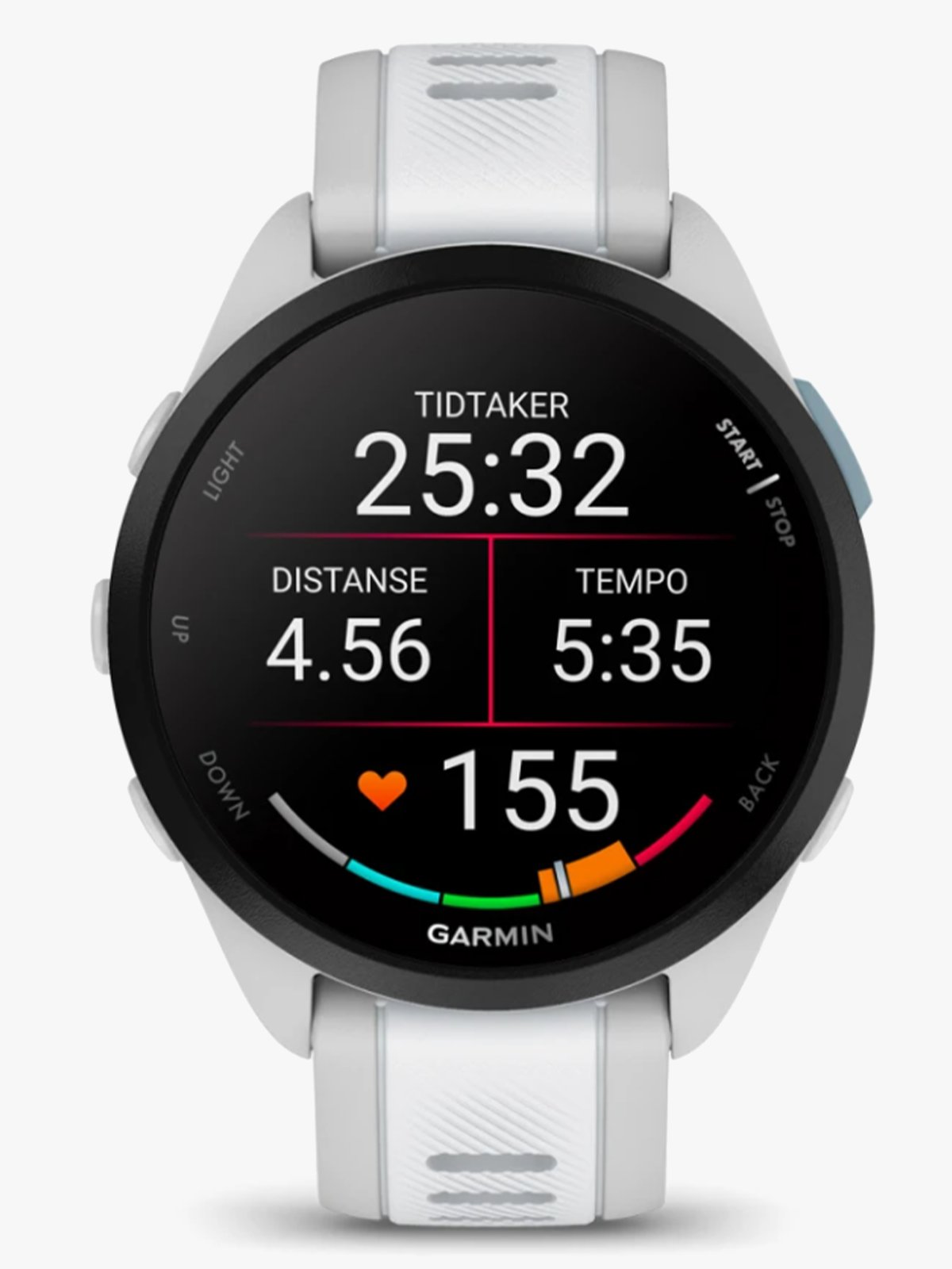 Garmin Forerunner 165 Music Tåkegrå / Whitestone