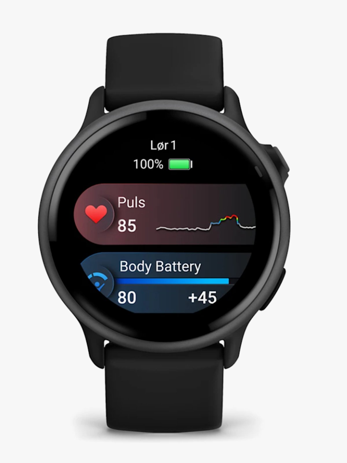 Garmin Vivoactive 6 Skifergrå med sort rem
