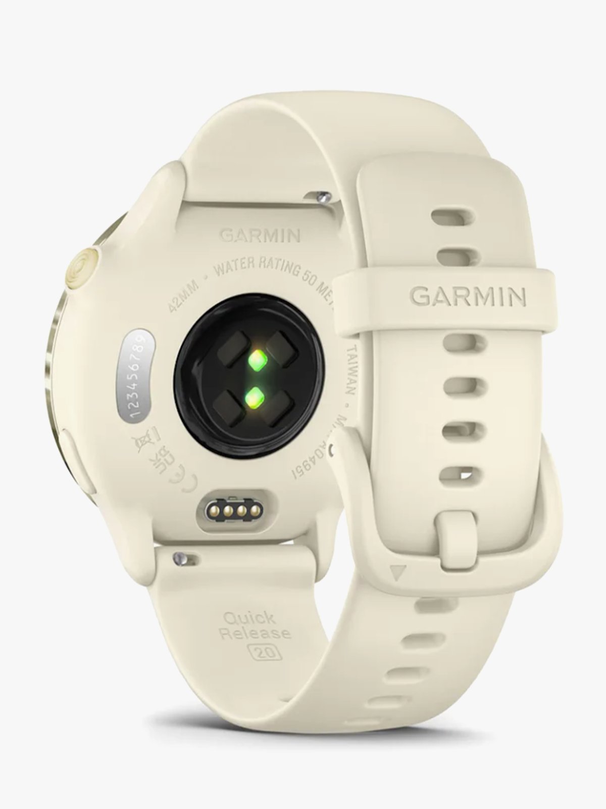 Garmin Vivoactive 6 Lunar Gold med Bone-rem