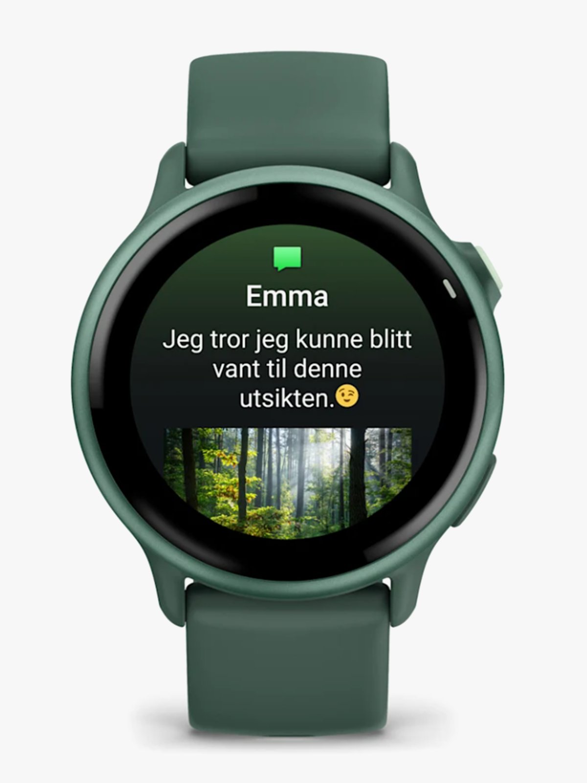 Garmin Vivoactive 6 Metallisk jasper-grønn med jasper-grønn rem