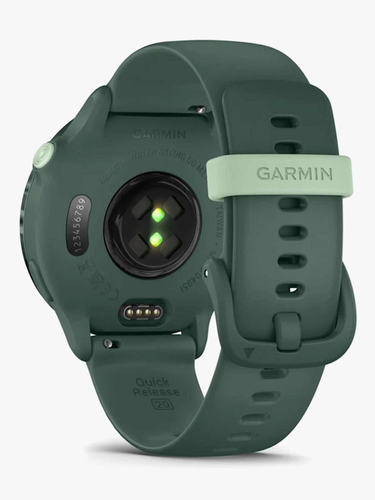 Garmin Vivoactive 6 Metallisk jasper-grønn med jasper-grønn rem