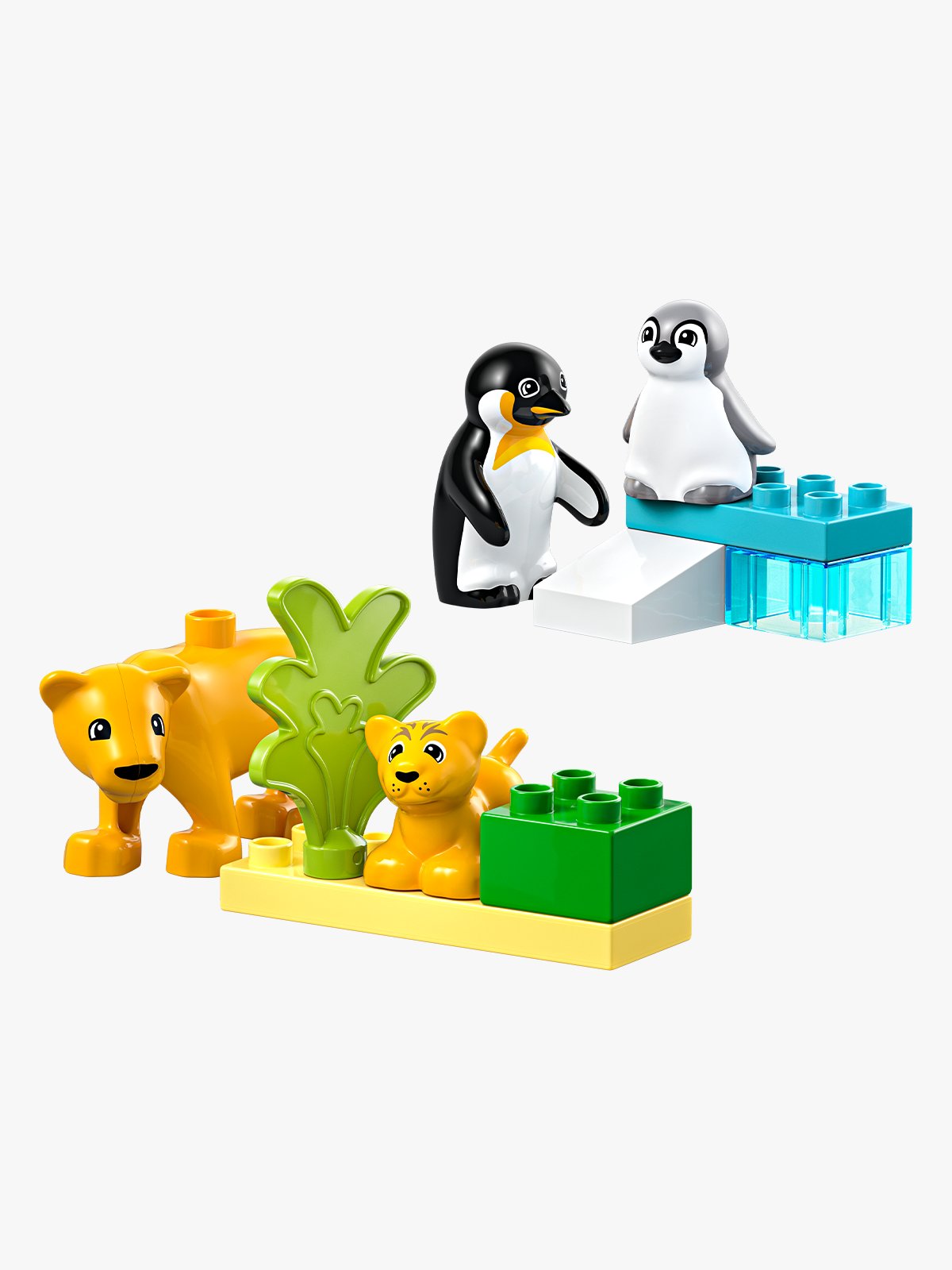 LEGO® DUPLO® Town Wild Animal Families: Penguins & Lions Flerfarget