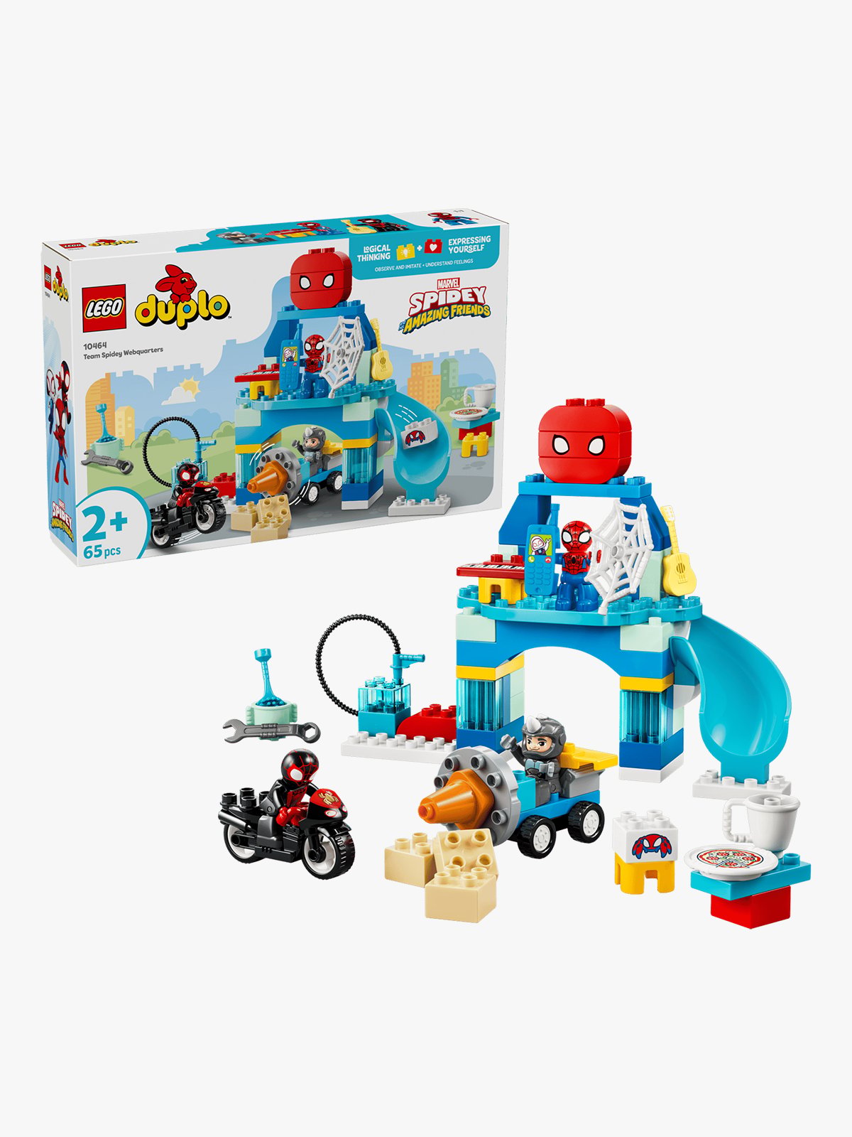 LEGO® DUPLO® Marvel Team Spideys hovedkvarter 10464 Flerfarget