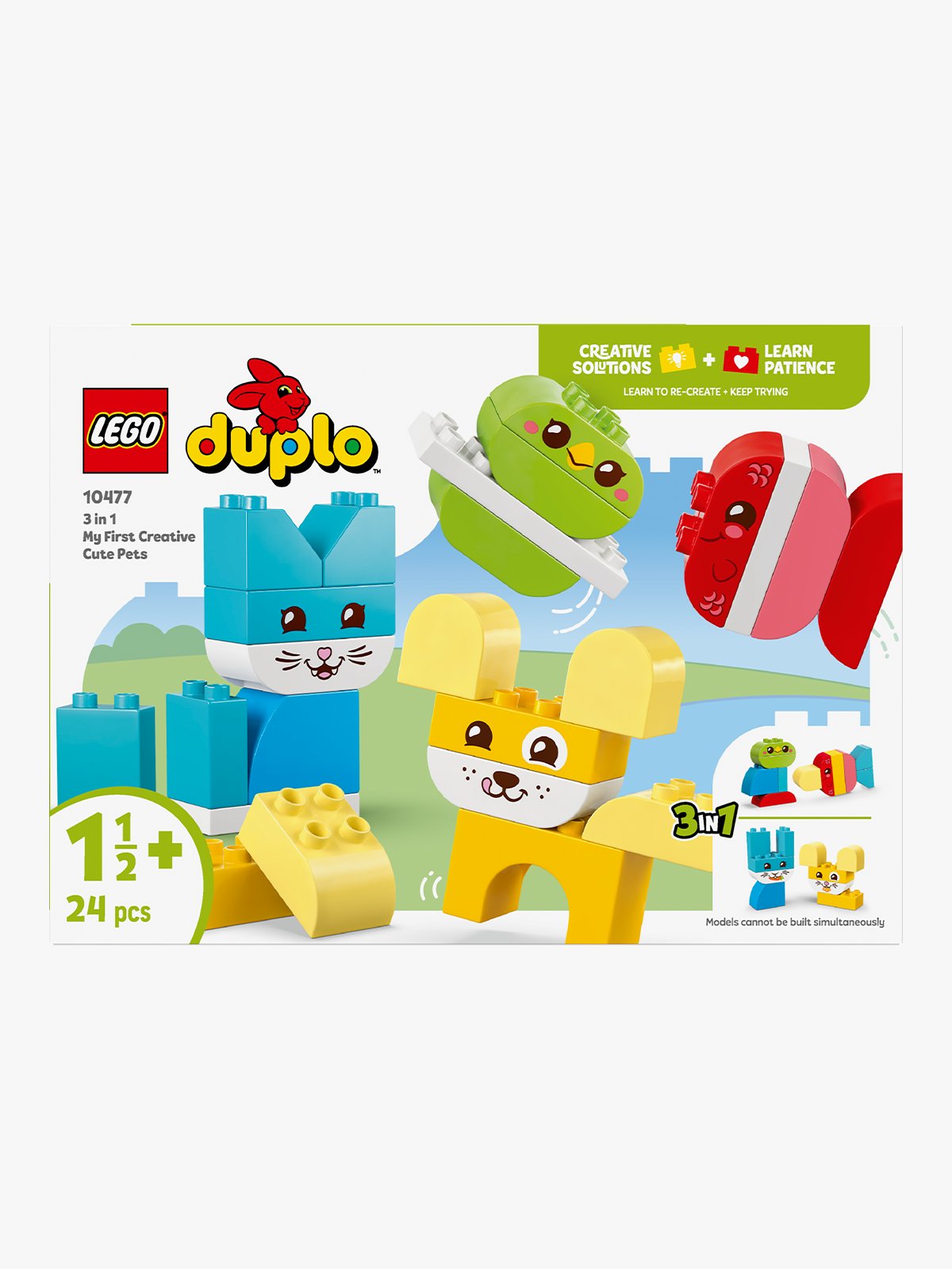 LEGO® DUPLO® My First 3 in 1 Creative Cute Pets Flerfarget