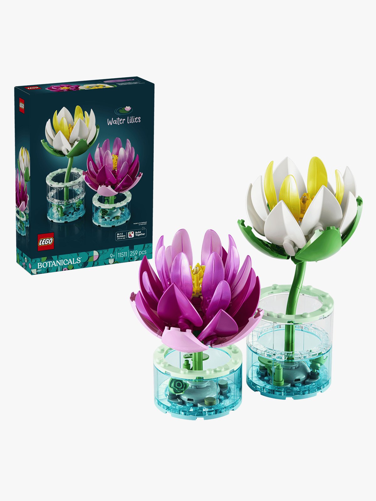 LEGO® Botanicals Vannliljer 11511 Flerfarget