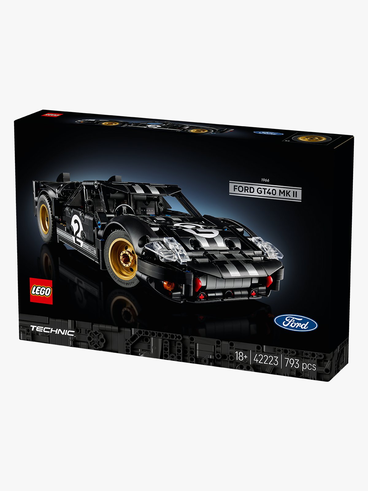 LEGO® Technic 1966 Ford GT40 MKII Race Car Flerfarget