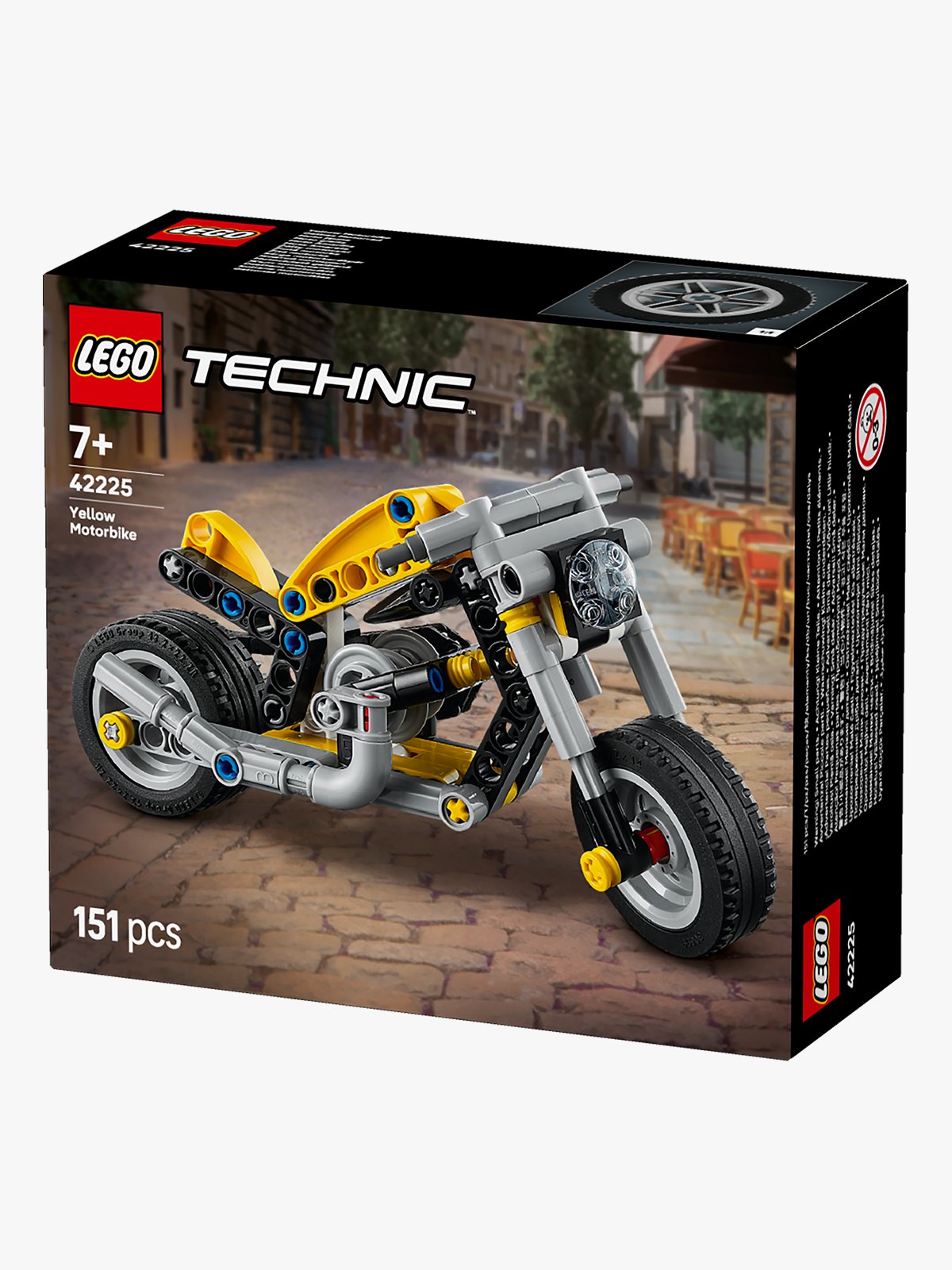 LEGO® Technic™ Yellow Motorcycle Flerfarget