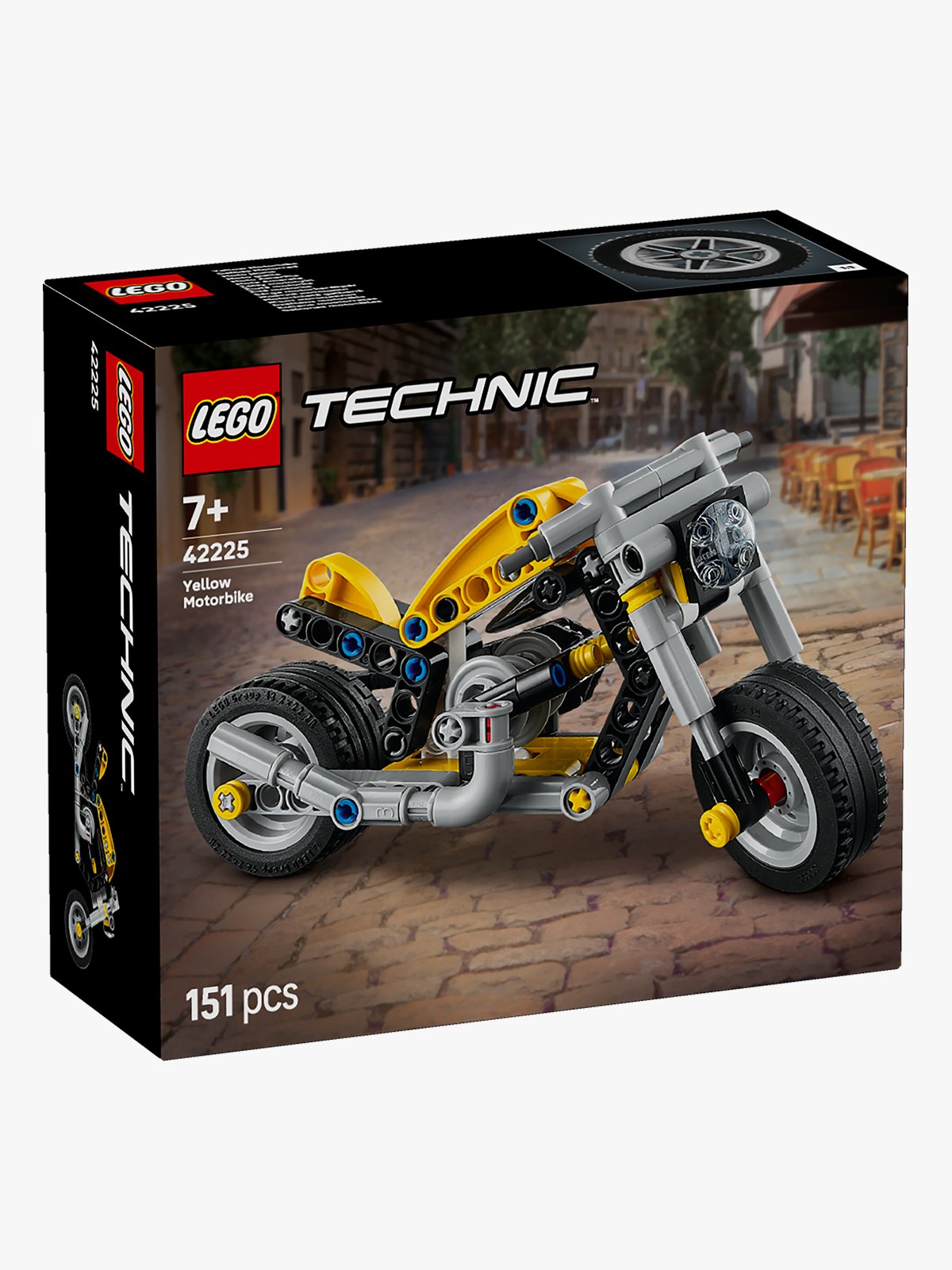 LEGO® Technic™ Yellow Motorcycle Flerfarget