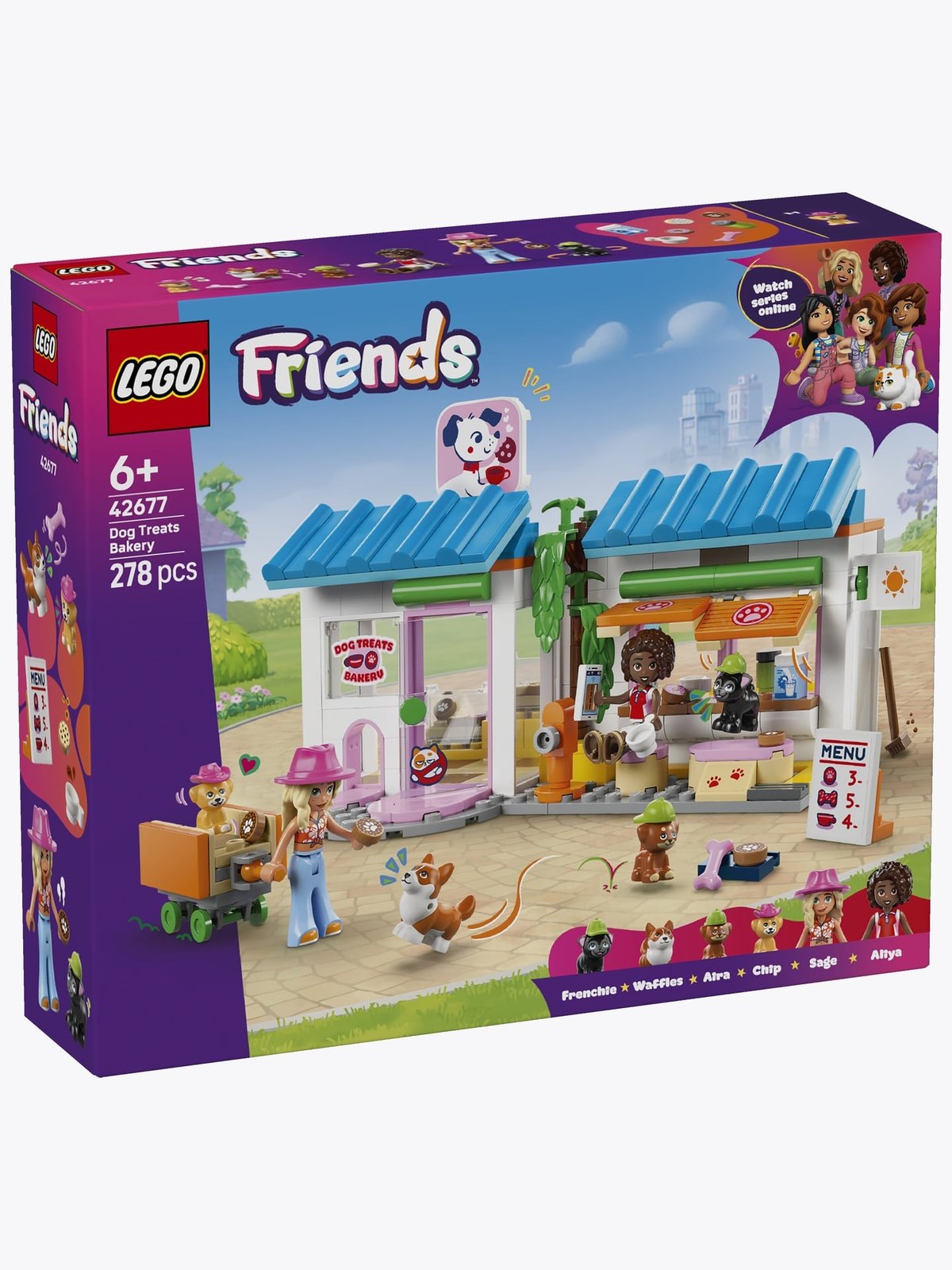 LEGO® Friends Dog Treats Bakery Building Toy Playset 42677 Flerfarget
