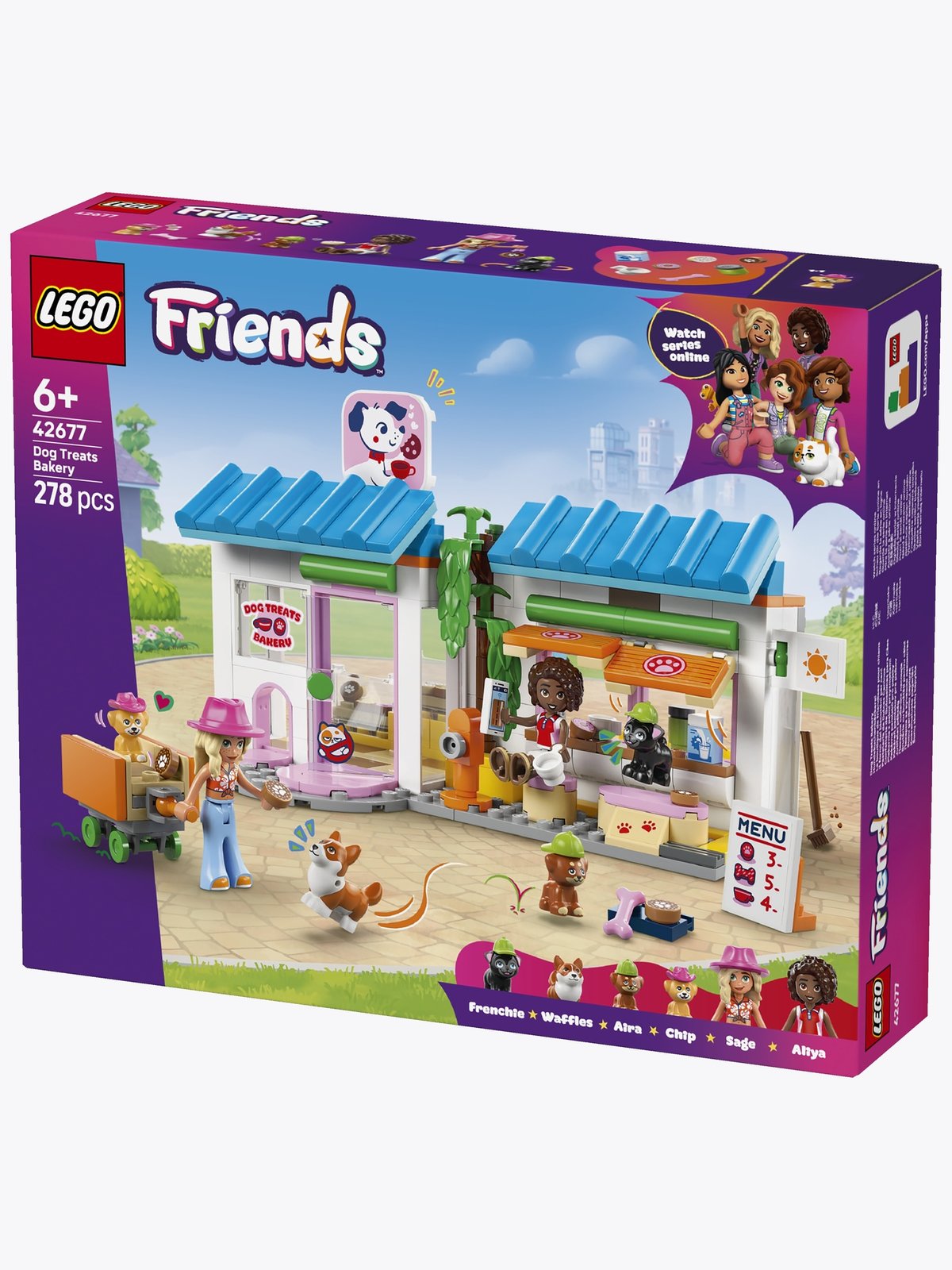 LEGO® Friends Dog Treats Bakery Building Toy Playset 42677 Flerfarget