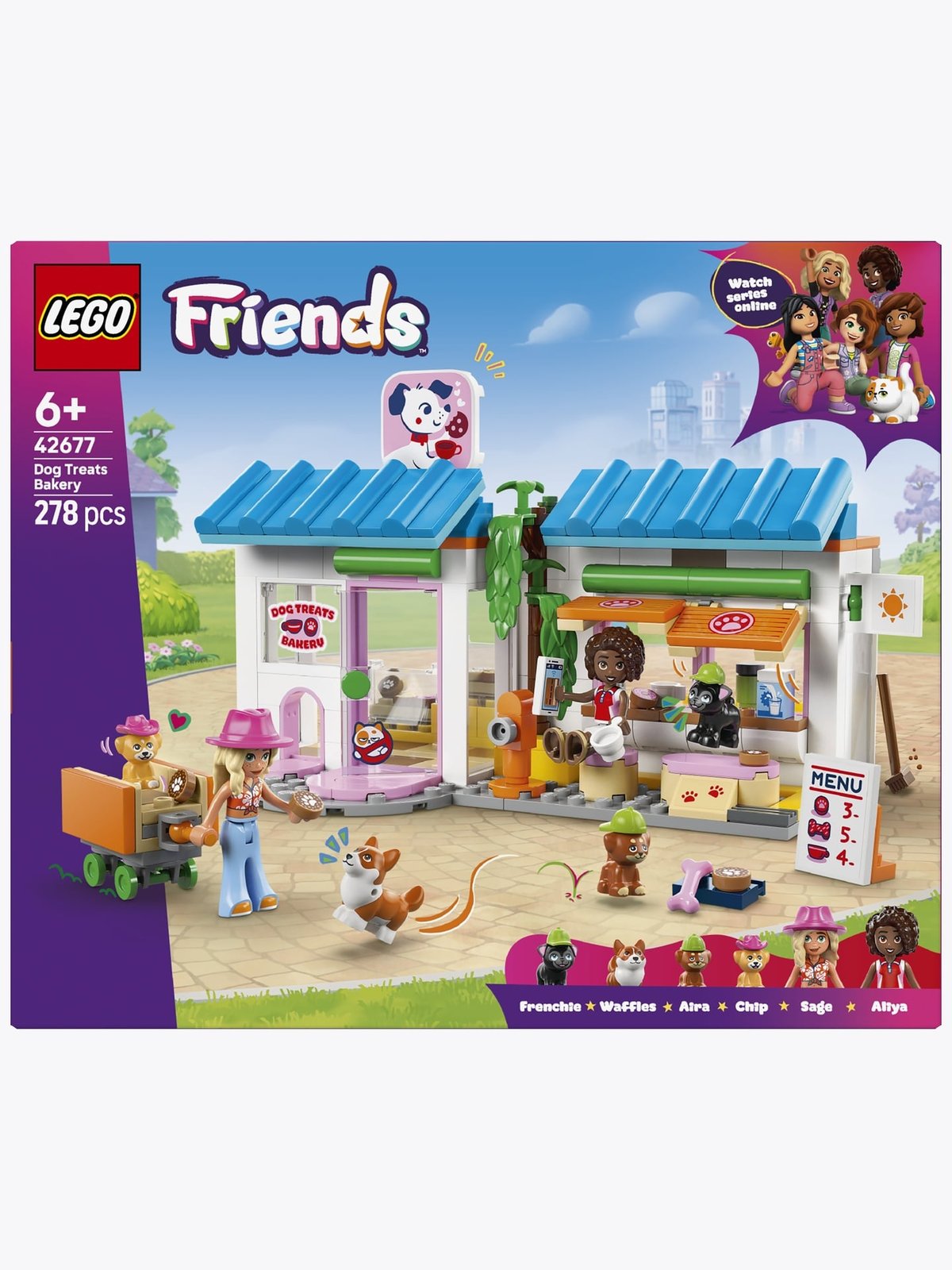 LEGO® Friends Dog Treats Bakery Building Toy Playset 42677 Flerfarget