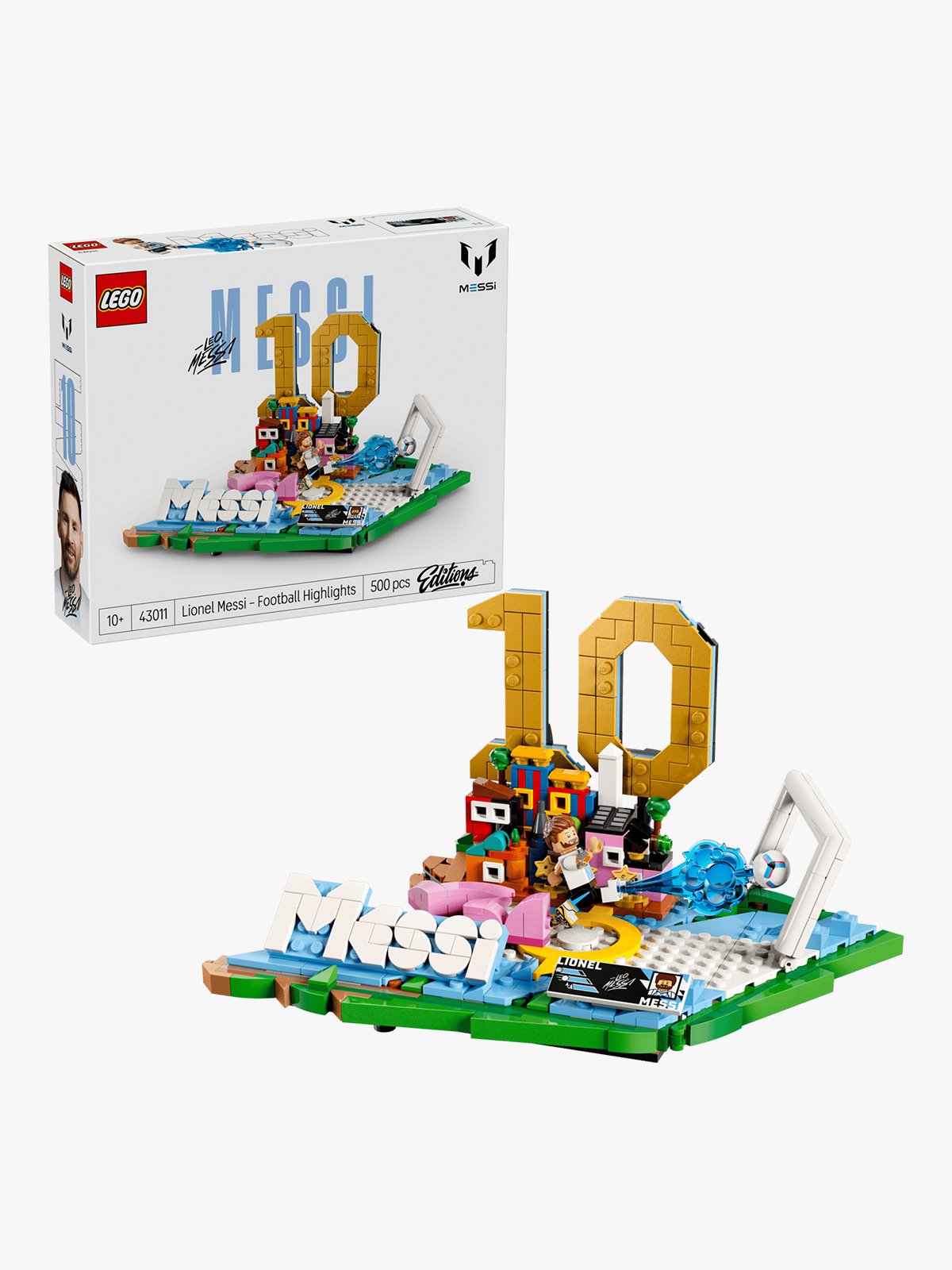 LEGO® Lionel Messi – fotball-høydepunkter 43011 Flerfarget