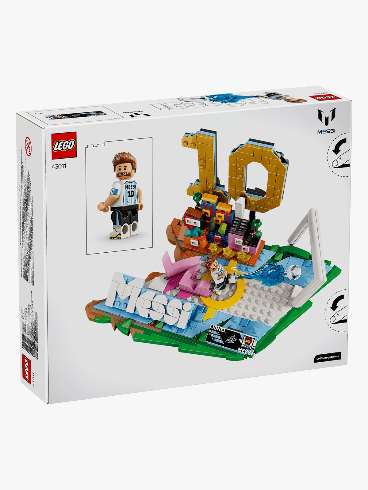 LEGO® Lionel Messi – fotball-høydepunkter 43011 Flerfarget