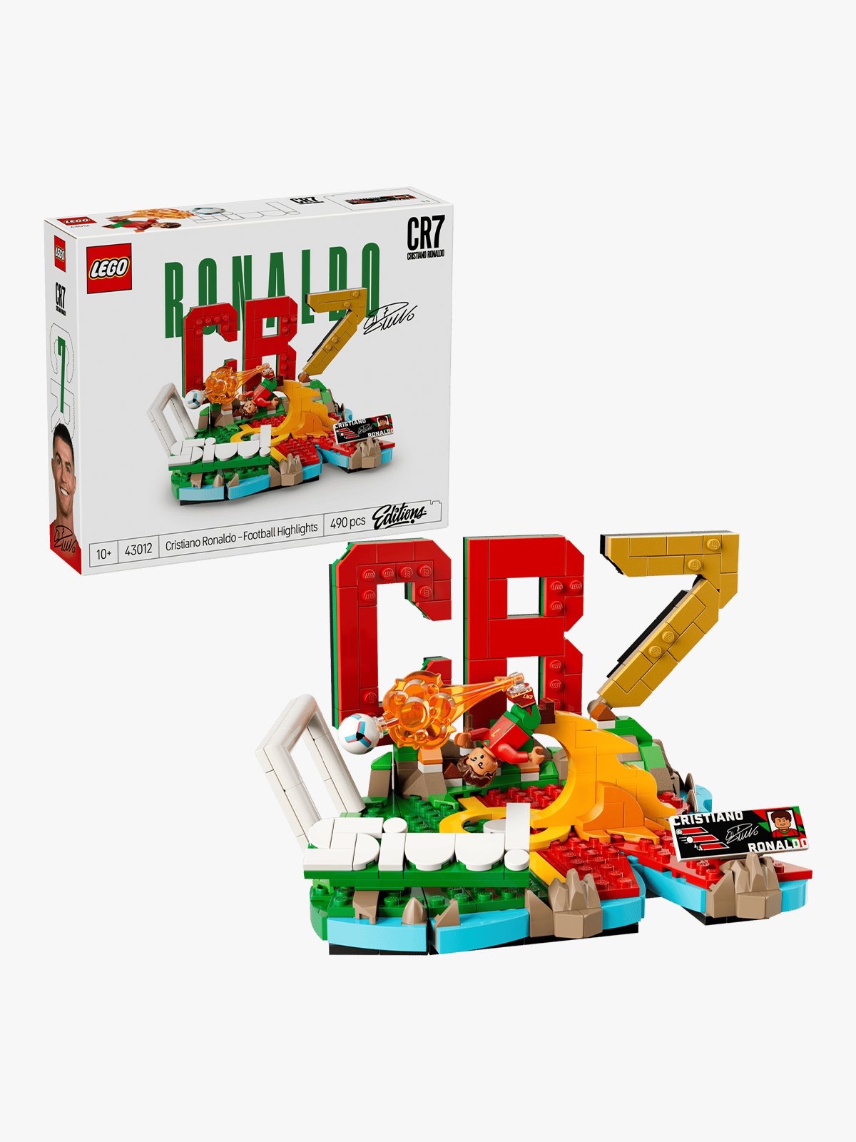 LEGO® Cristiano Ronaldo – fotball-høydepunkter 43012 Flerfarget