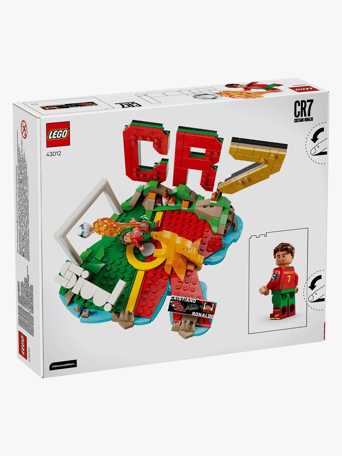 LEGO® Cristiano Ronaldo – fotball-høydepunkter 43012 Flerfarget