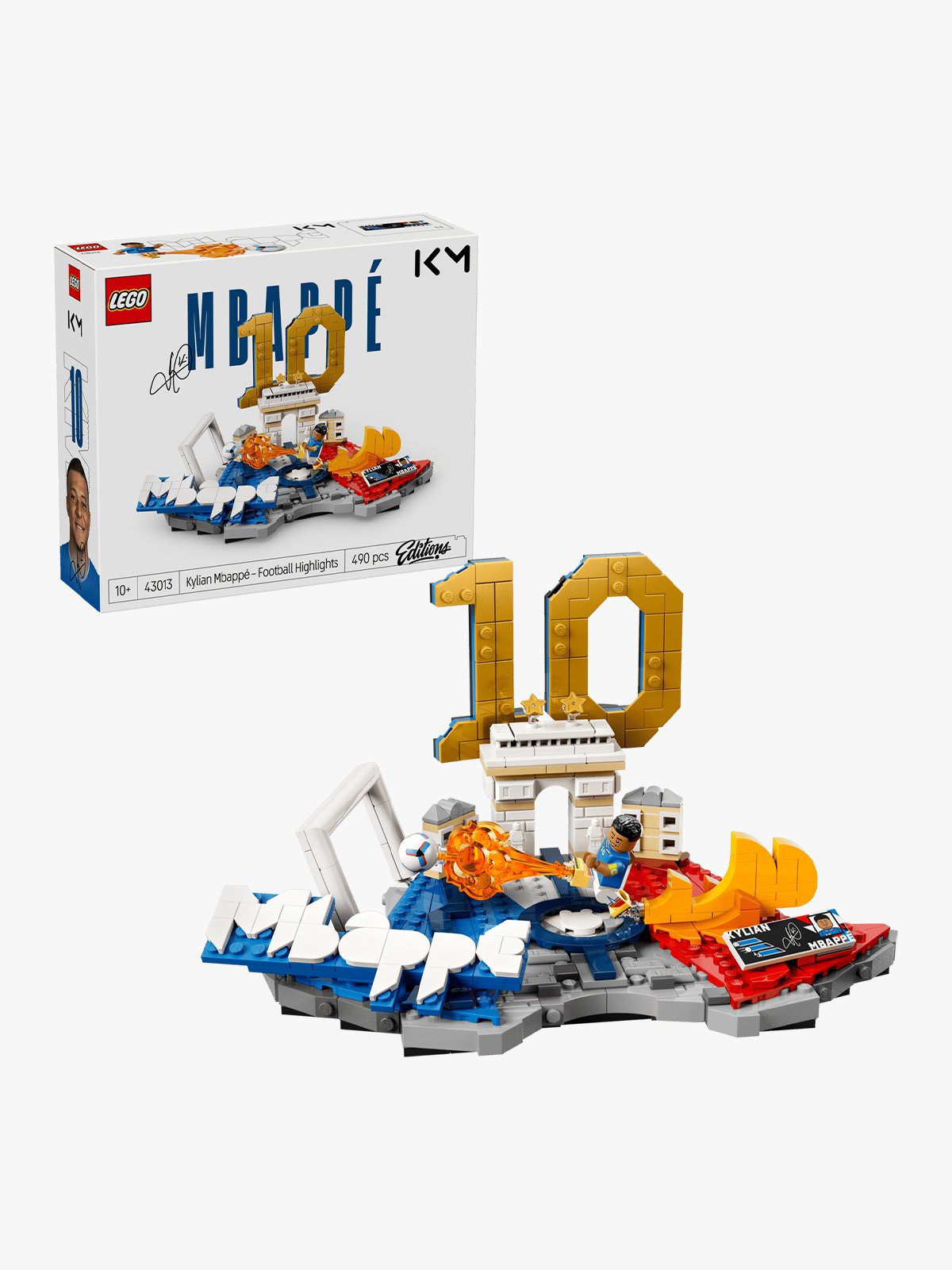 LEGO® Kylian Mbappé – fotball-høydepunkter 43013 Flerfarget