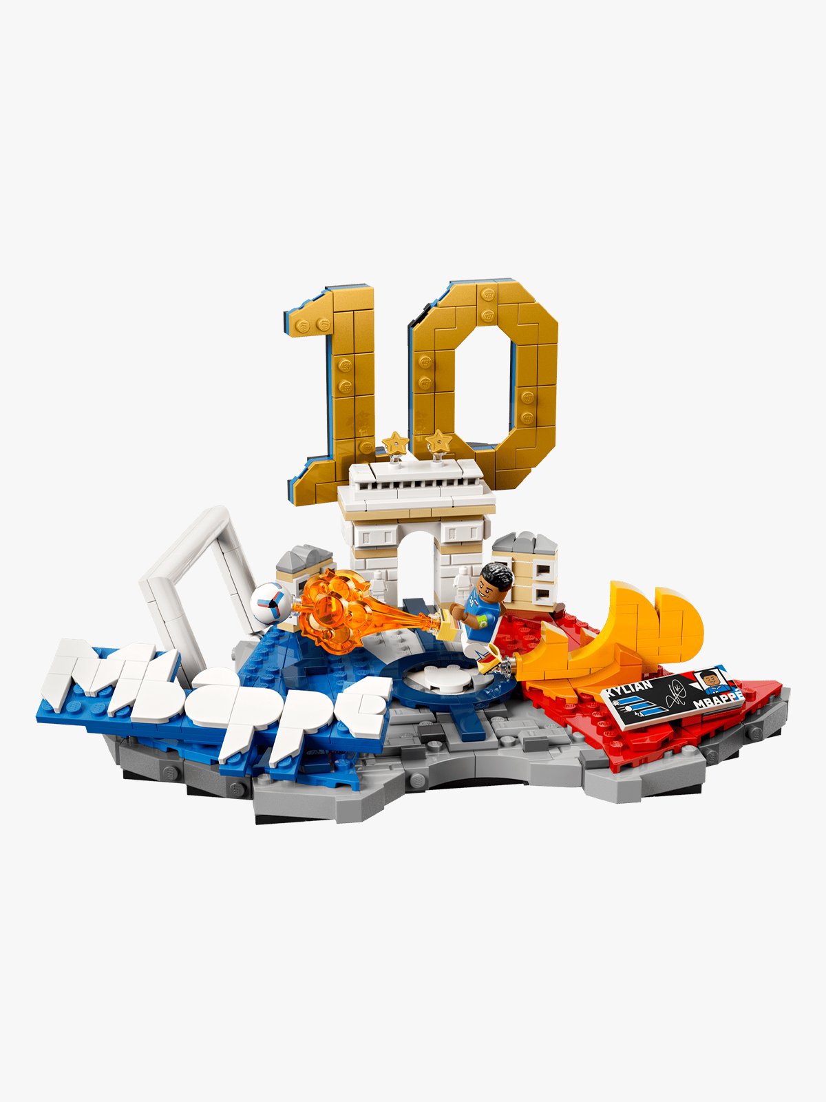LEGO® Kylian Mbappé – fotball-høydepunkter 43013 Flerfarget