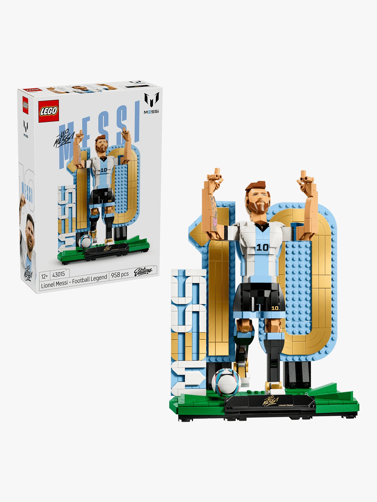 LEGO® Fotball-legenden Lionel Messi 43015 Flerfarget