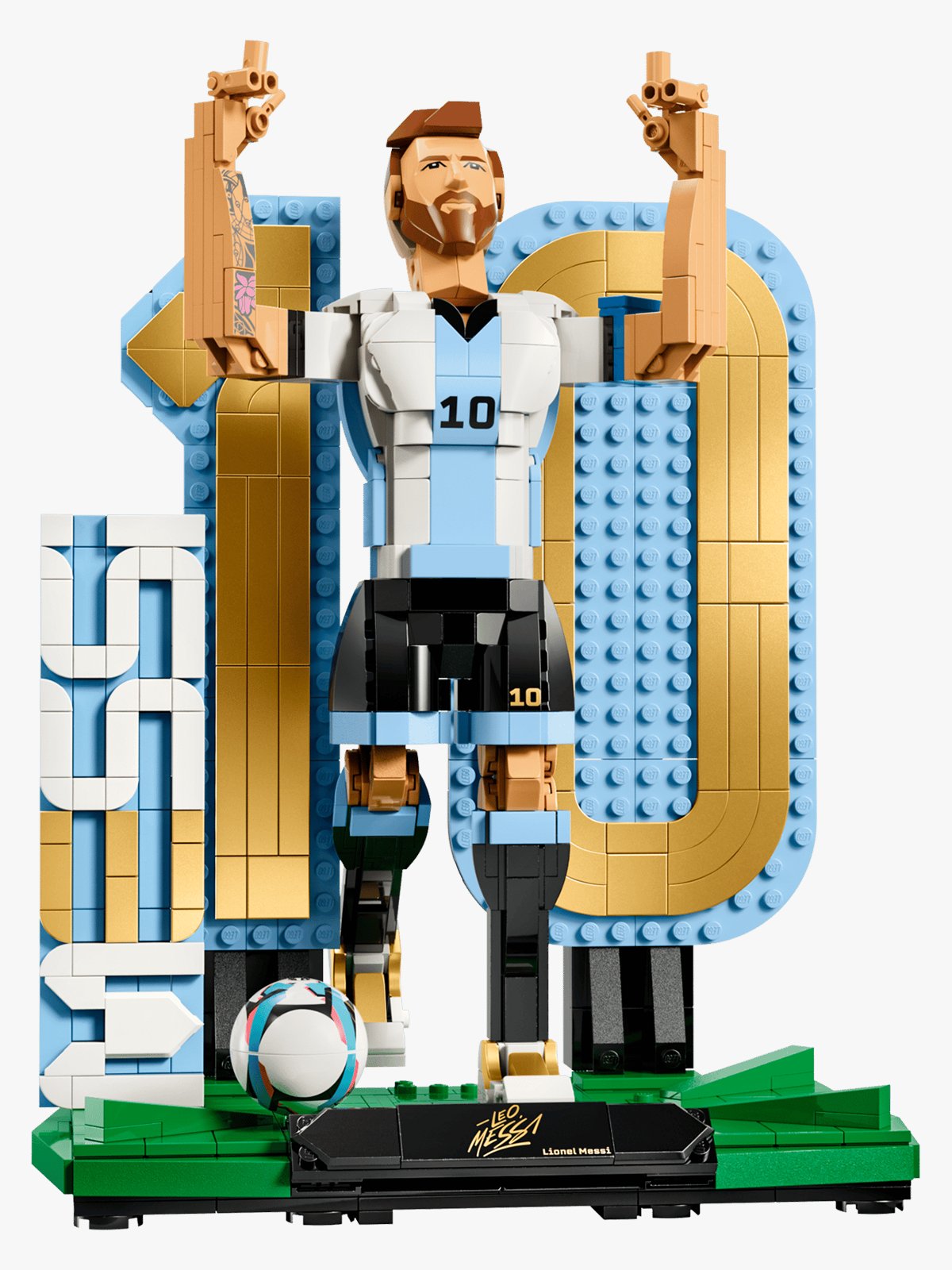 LEGO® Fotball-legenden Lionel Messi 43015 Flerfarget