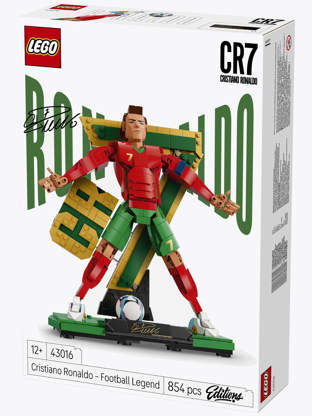 LEGO® Editions Cristiano Ronaldo – Soccer Legend Set 43016 Flerfarget