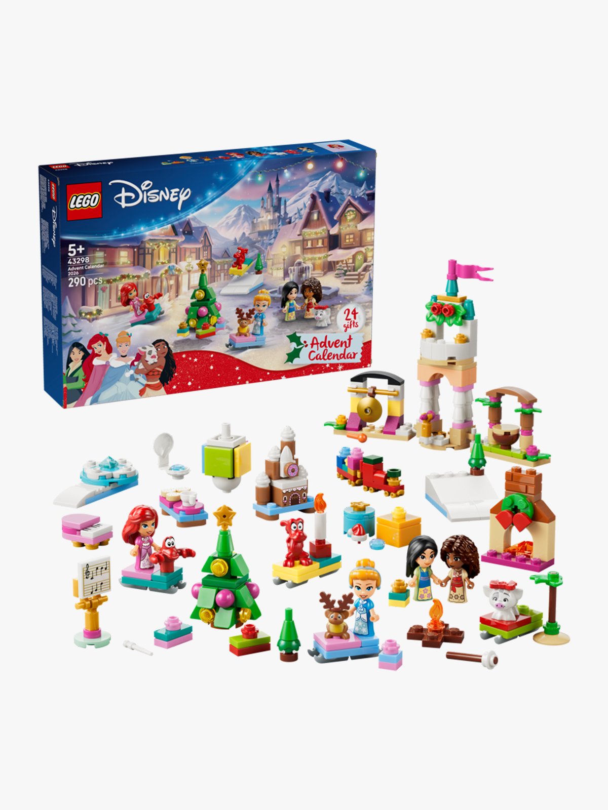 LEGO® Disney Princess Julekalender 2026 Flerfarget