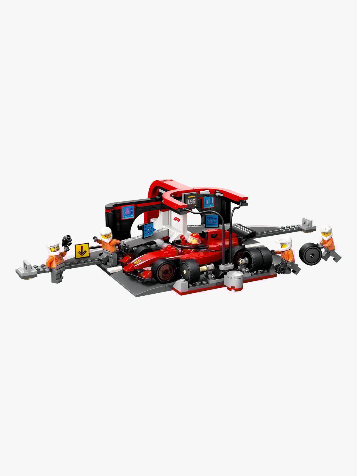 LEGO® City F1® Pit Stop & Pit Crew with Ferrari Car Flerfarget