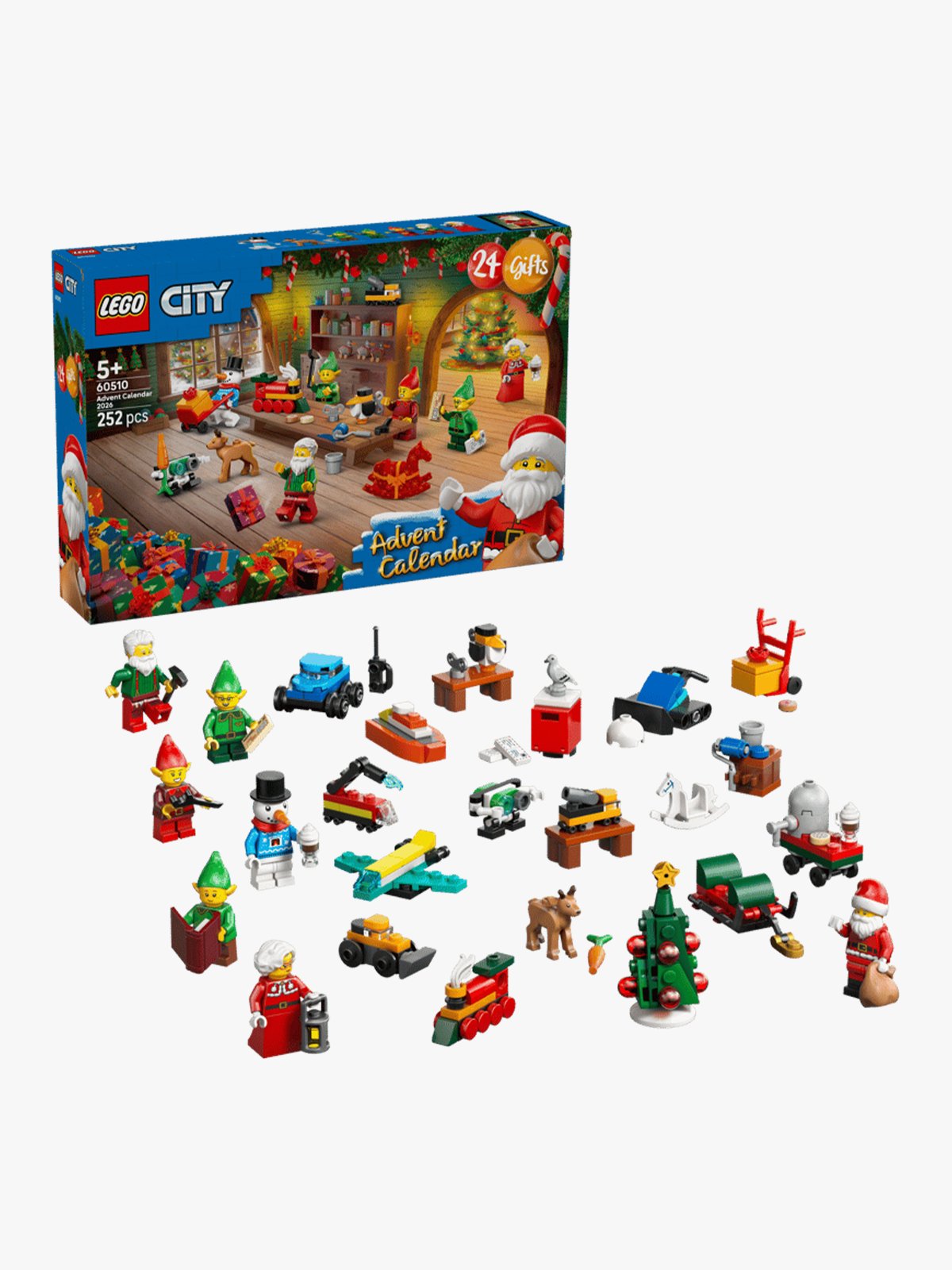 LEGO® City Julekalender 2026 60510 Flerfarget