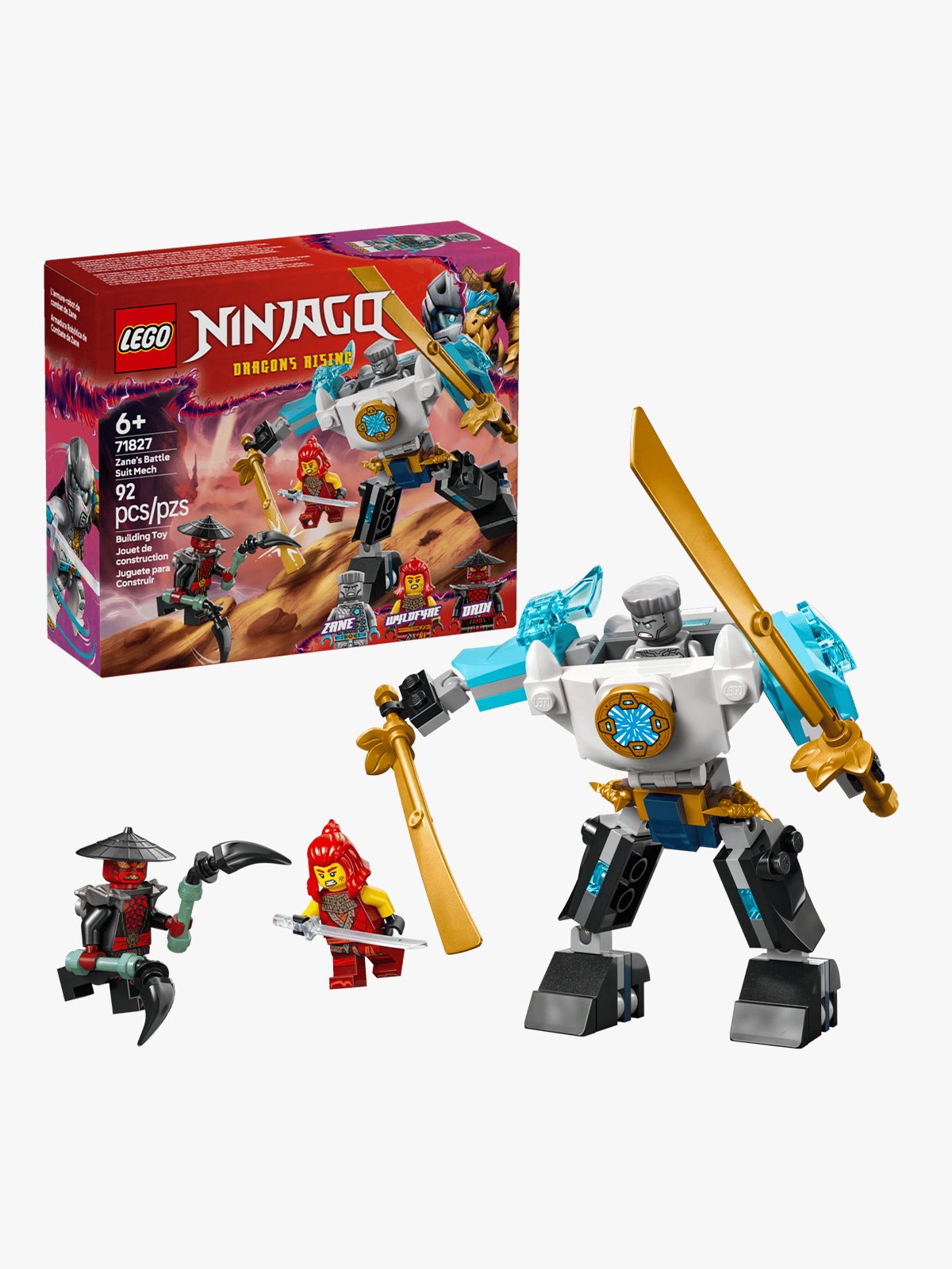 LEGO® Ninjago Zanes kampdrakt-robot 71827 Flerfarget