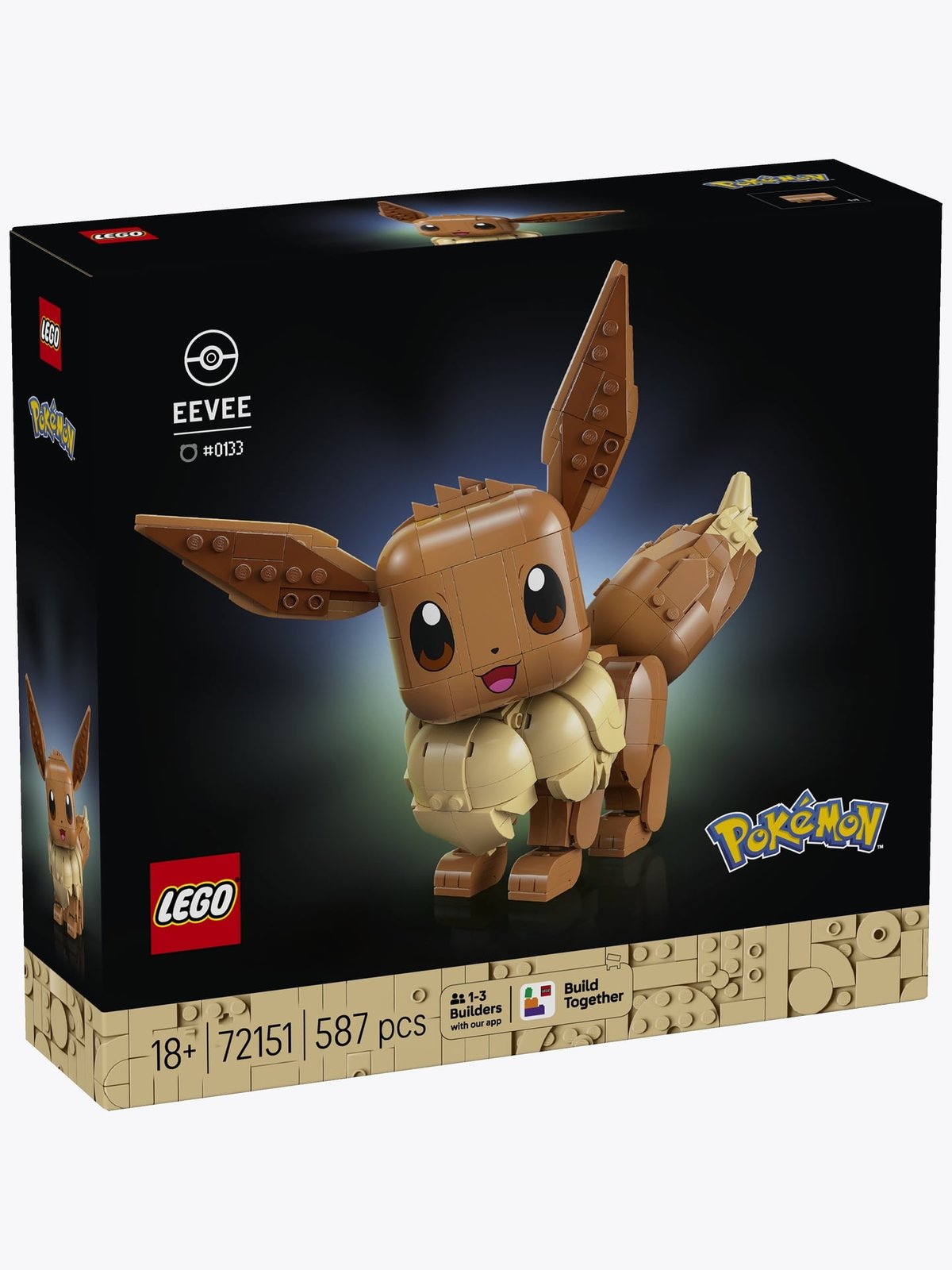 LEGO® Pokémon™ Eevee Model Building Kit Gamer Merch 72151 Flerfarget