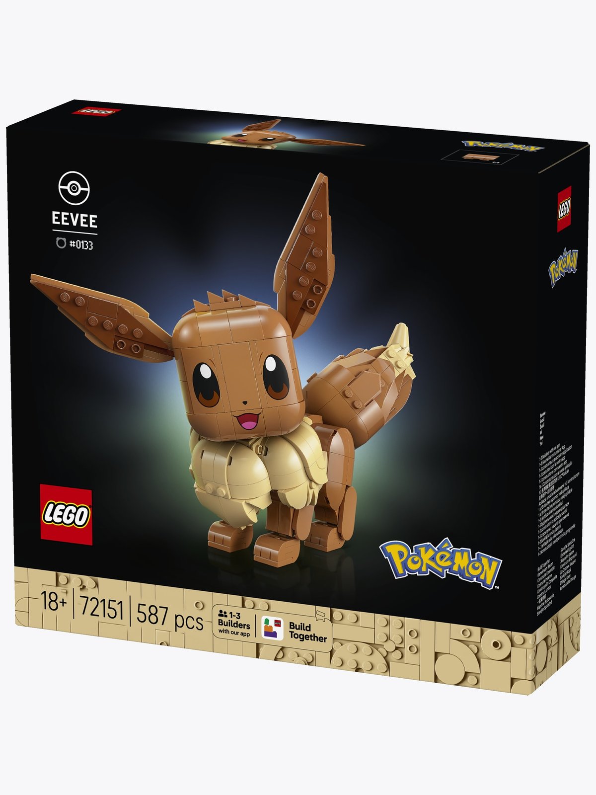 LEGO® Pokémon™ Eevee Model Building Kit Gamer Merch 72151 Flerfarget