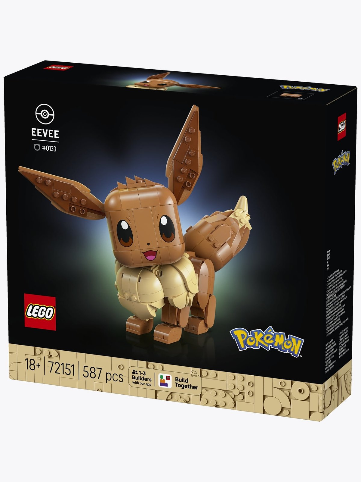 LEGO® Pokémon™ Eevee Model Building Kit Gamer Merch 72151 Flerfarget