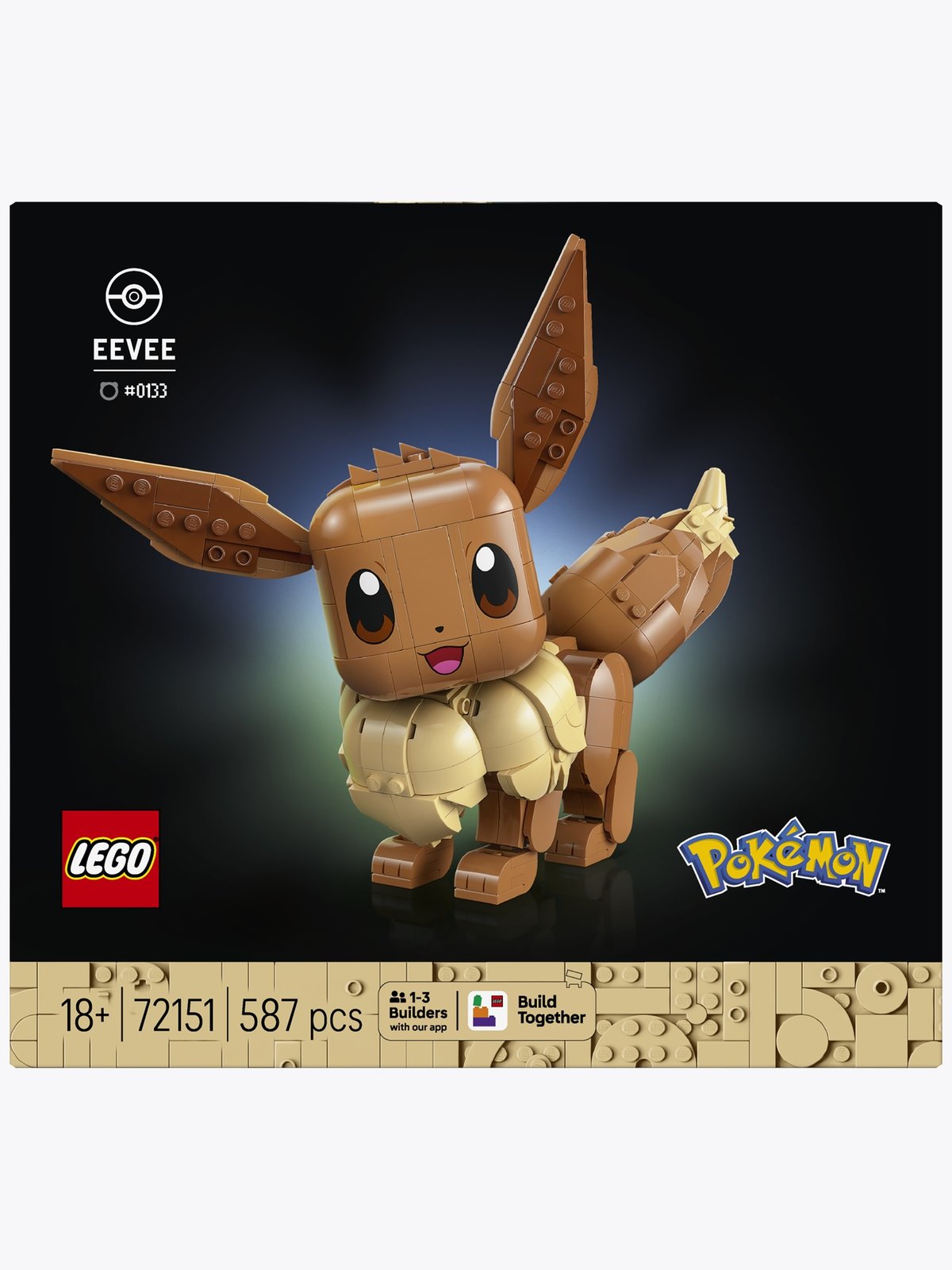 LEGO® Pokémon™ Eevee Model Building Kit Gamer Merch 72151 Flerfarget